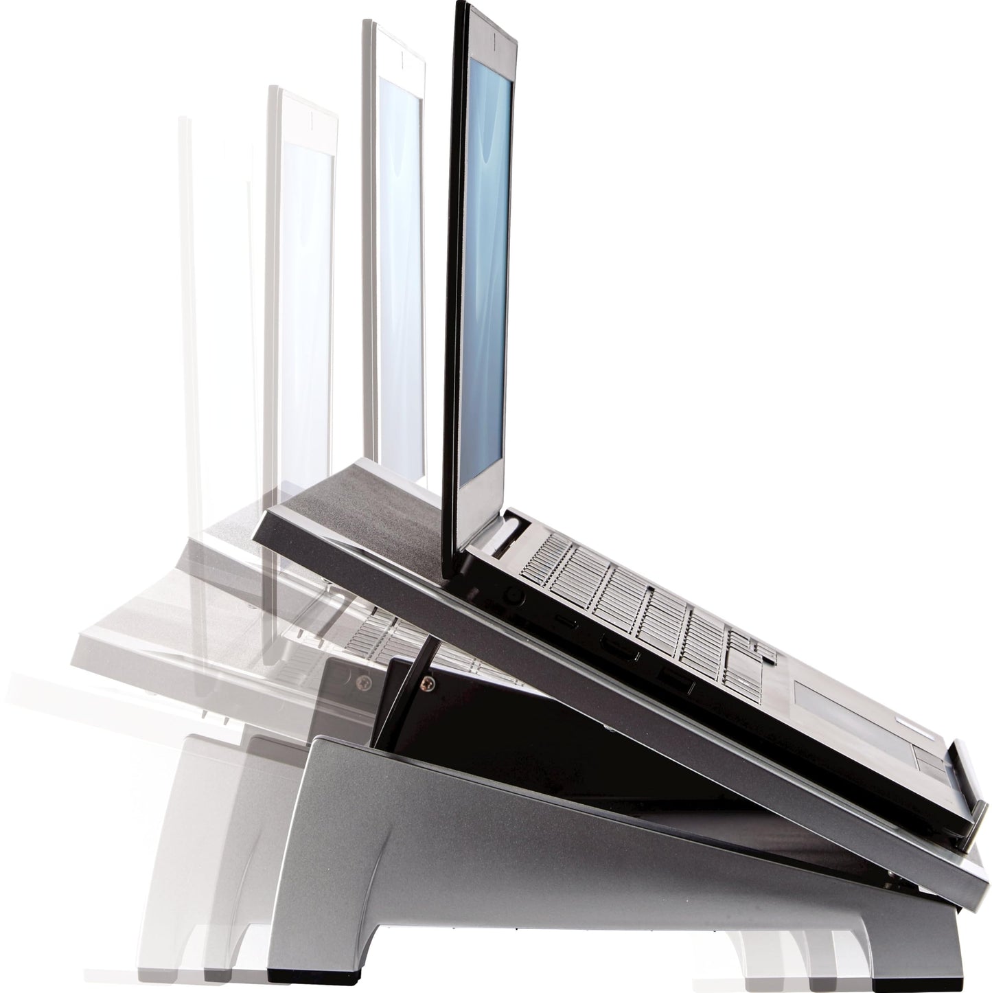 Fellowes 8032001 Laptop Riser - Office Suites, Black/Silver, Medium