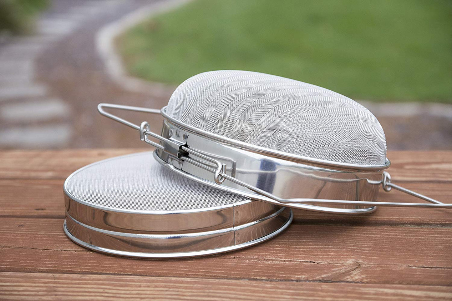 VIVO Honey Strainer Double Sieve Stainless Steel Beekeeping Equipment Filter