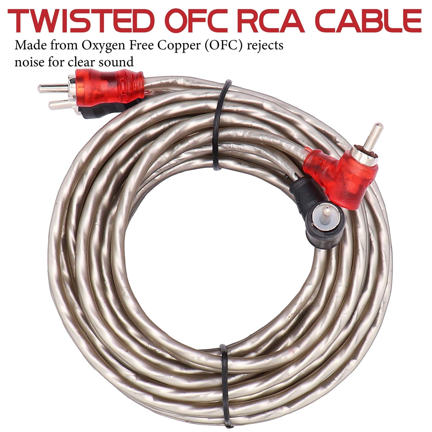 4 Gauge Audio Amplifier Installation Wiring Systems KIT,Make Connections and Brings Power to Your Radio,Subwoofers and Speakers