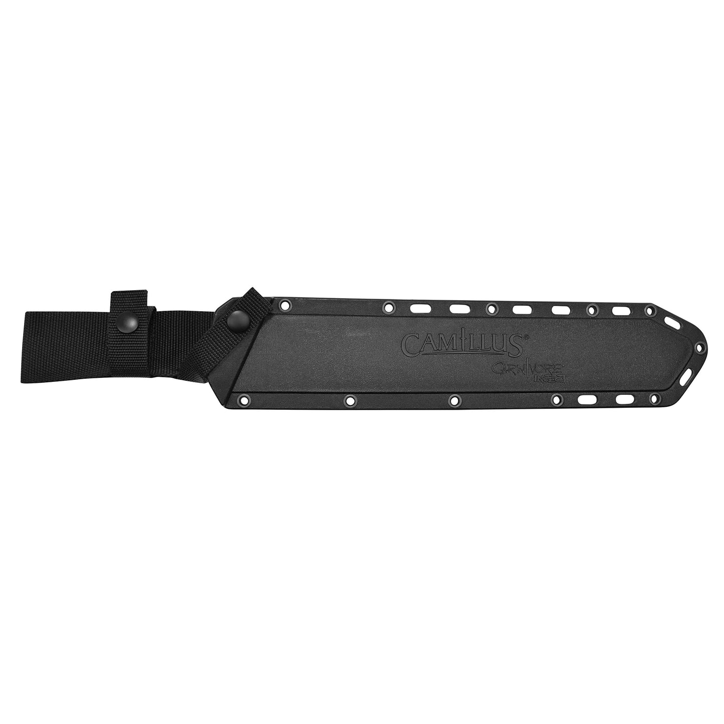 CARNIVORE INJECT MACHETE / 18" OVERALL / 12" BLADE / 420SS / FULL TANG/INCLUDES 5" TRIMMING KNIFE/MOLDED SHEATH