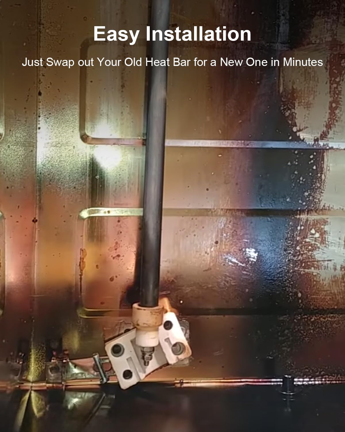 120V 500W Heating Element Compatible with Bradley Smoker BS611 BTDS76P 4-Rack Outdoor Electric Smoker BTDS108P 6-Rack Digital Food Smokers, Ceramic Sheath with Nuts