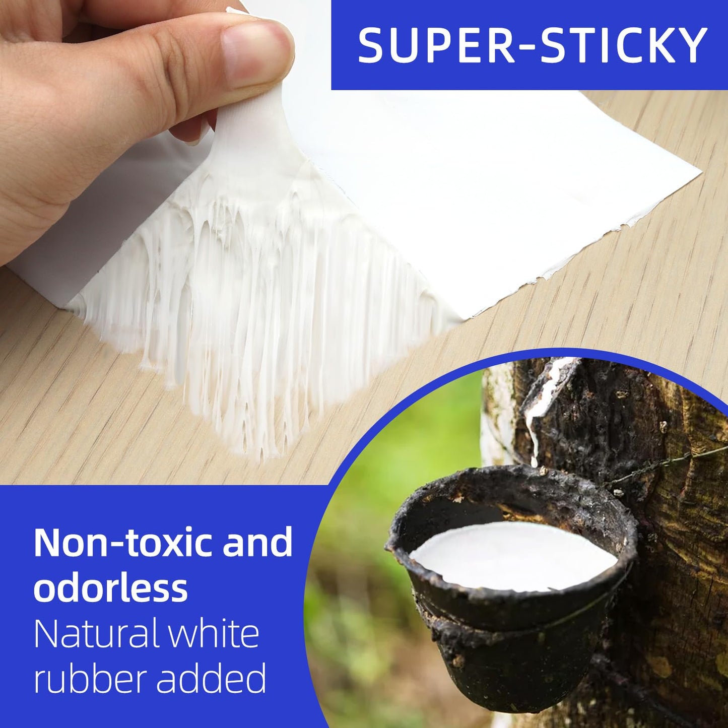 AMOGATO RV Roof Tape 6 Inch X 50 Feet – Premium White RV Sealant Tape, Waterproof & UV-Resistant for RV Awning Repair and Roofin