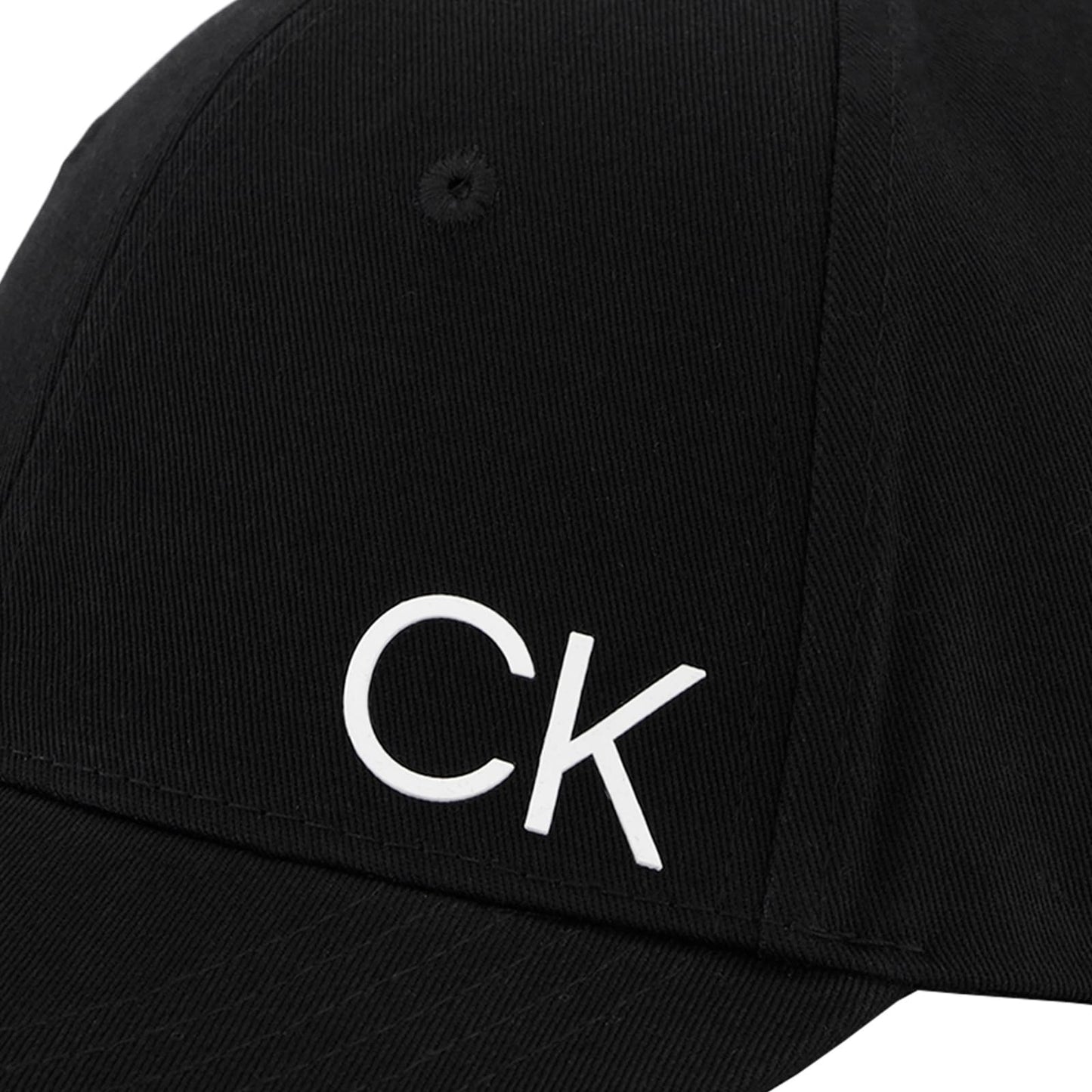 Calvin Klein Men's Baseball Cap with Logo, Black Side Ck, One Size