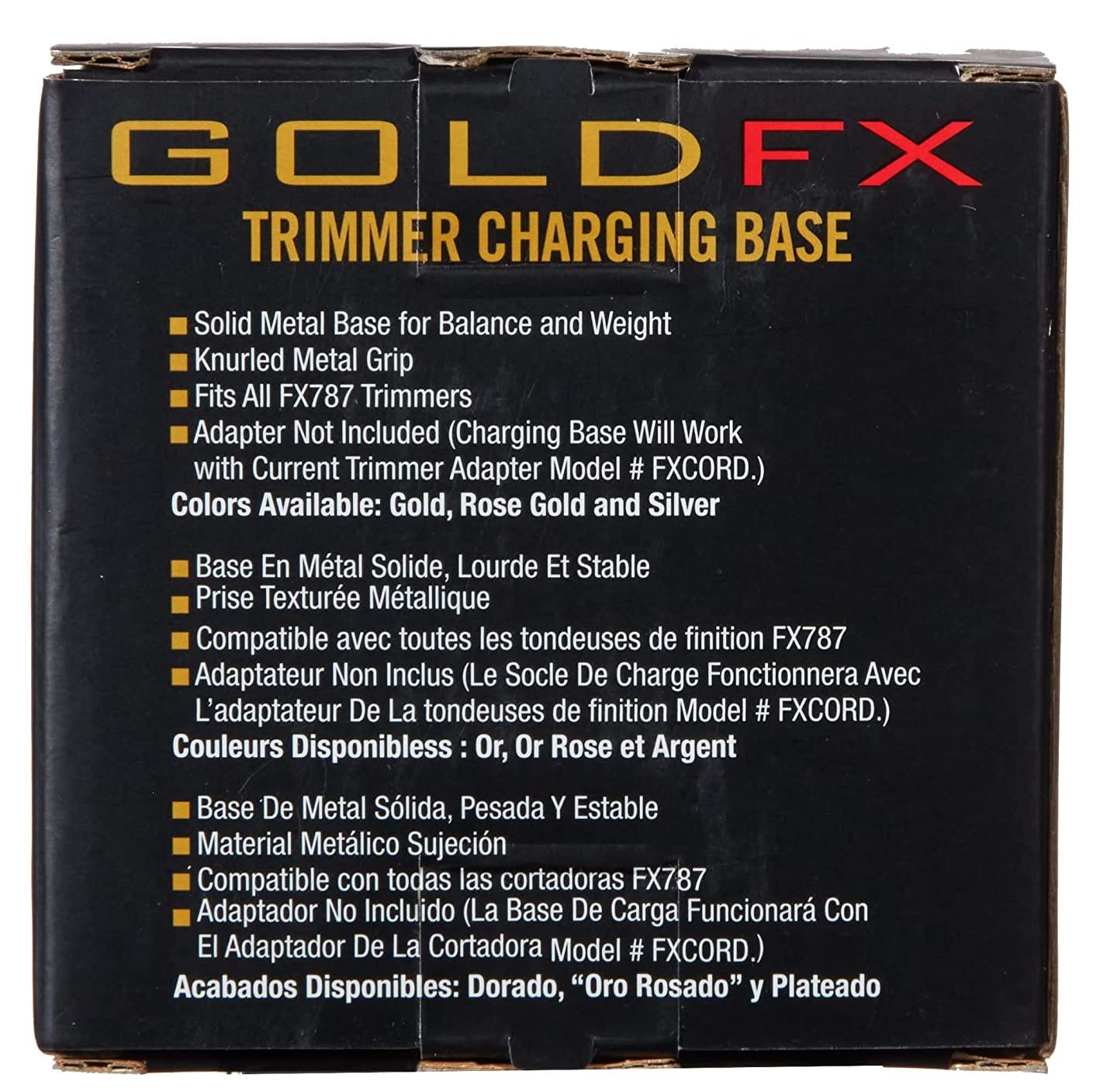 BaBylissPRO FX787 Trimmer Charging Base - Gold, 1 ct.