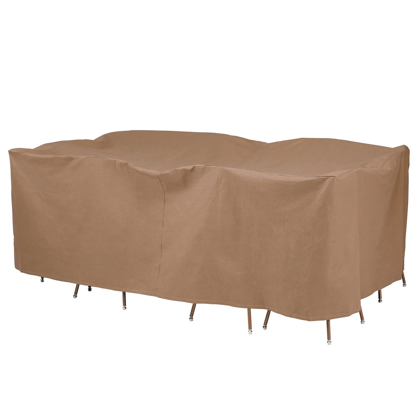 Duck Covers ETO10984 Essential Cover, Fits Outdoor Rectangular/Oval Patio Table and Chair Sets 109". Long