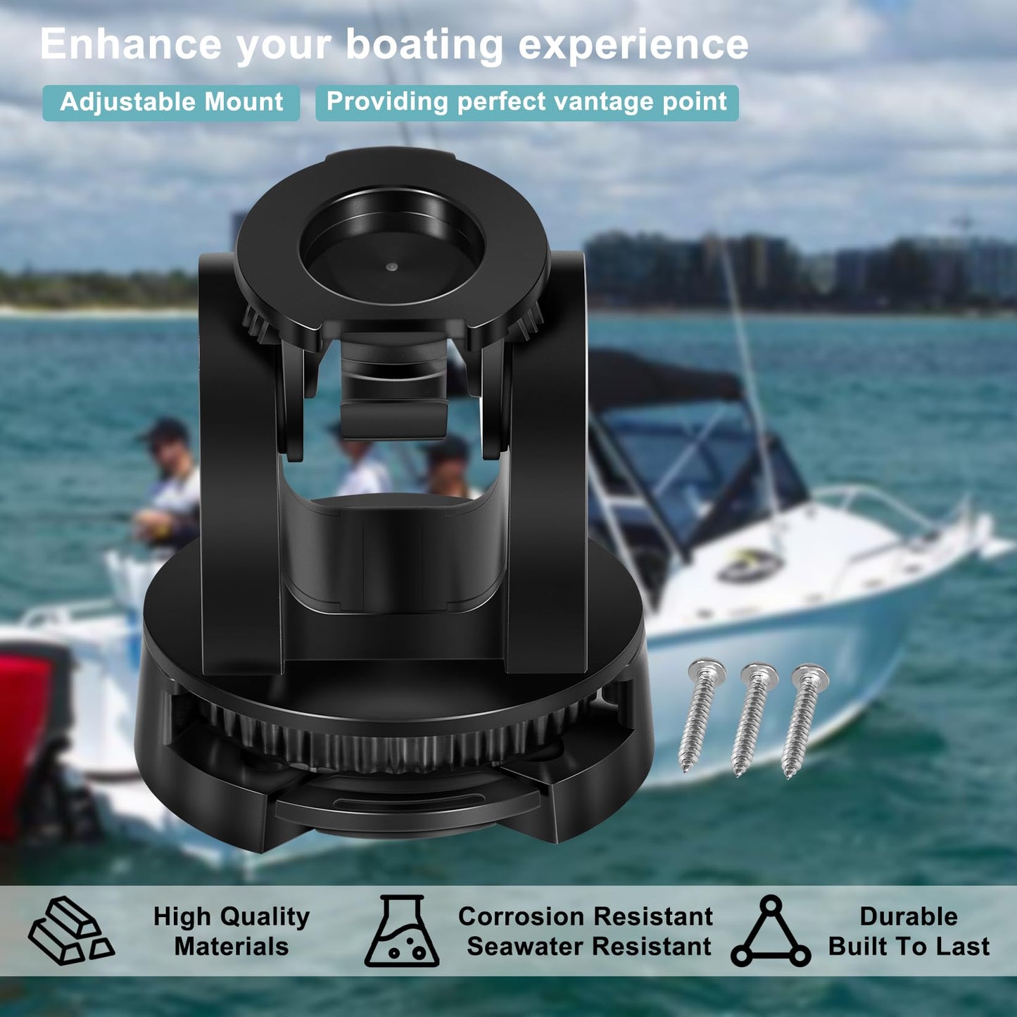 yourour 010-12439-10 Tilt/Swivel Mount Compatible with Garmin Striker Plus 4/4Cv,Striker Vivid 4cv