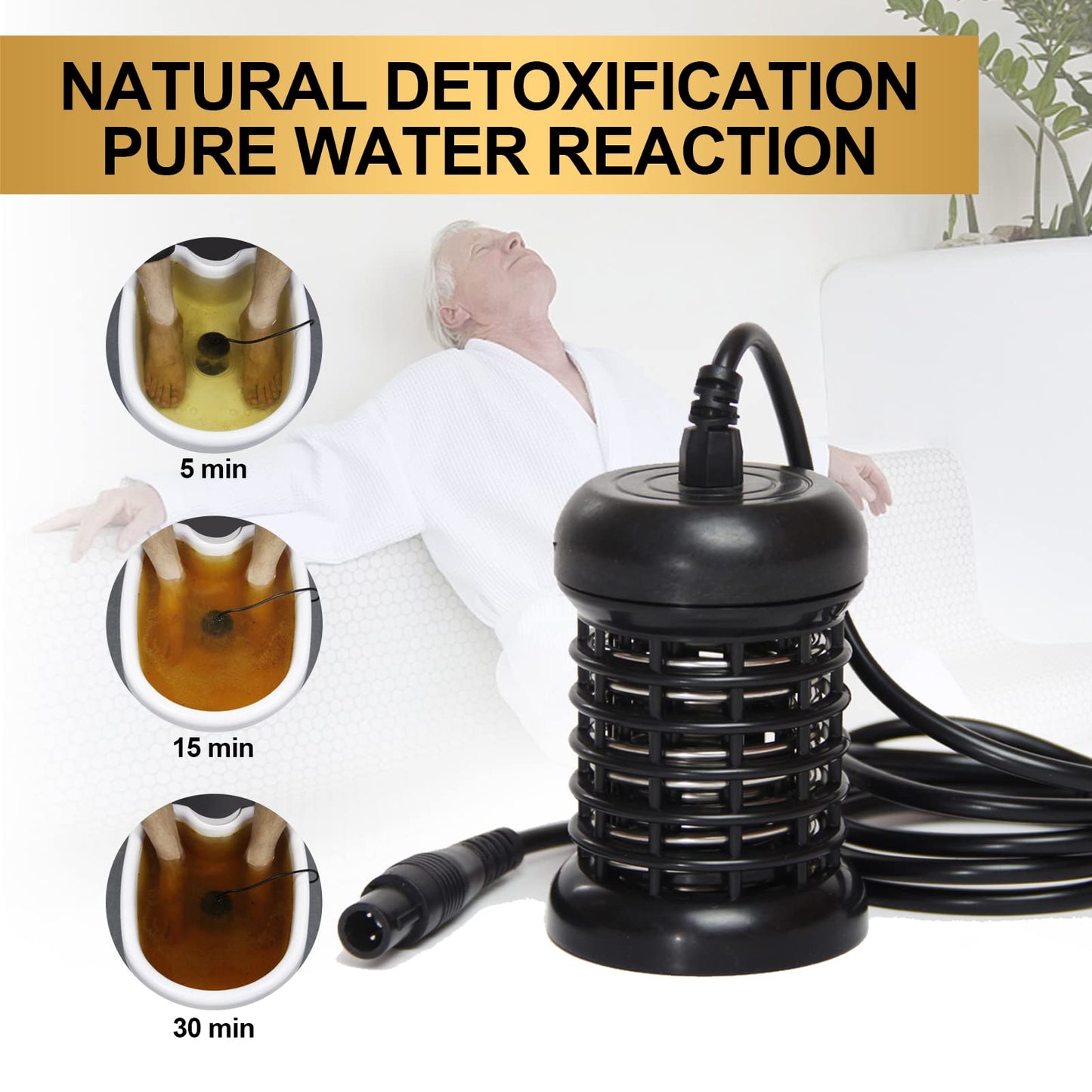 6-Pack Replacement Arrays for Ionic Detox Foot Spa Machines System, Portable Replacement Ionic Arrays for Detox Foot Spa Bath