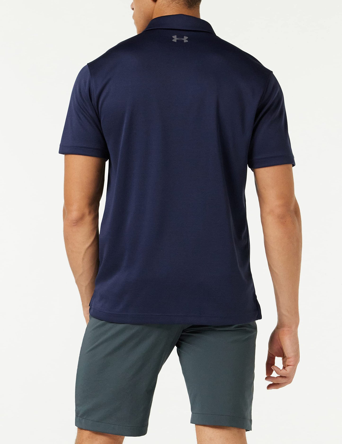 Under Armour Men's Tech Golf Polo , Midnight Navy (410)/Graphite , Large Tall