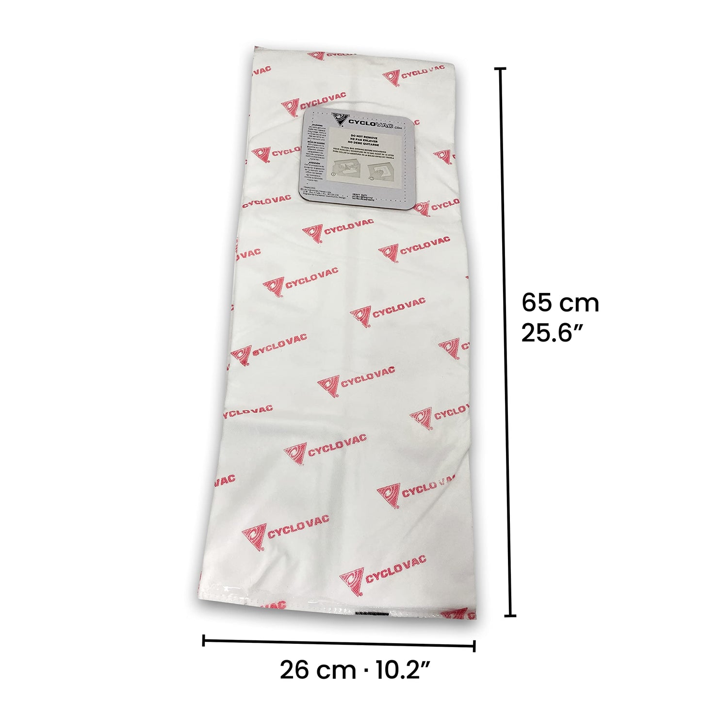CycloVac TDSAC93C High Efficiency Heavy Duty Central Vacuum Electrostatic Bags | Set of 3 Bags