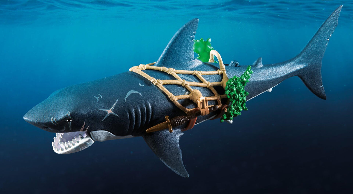 PLAYMOBIL Giant Shark with Pirate