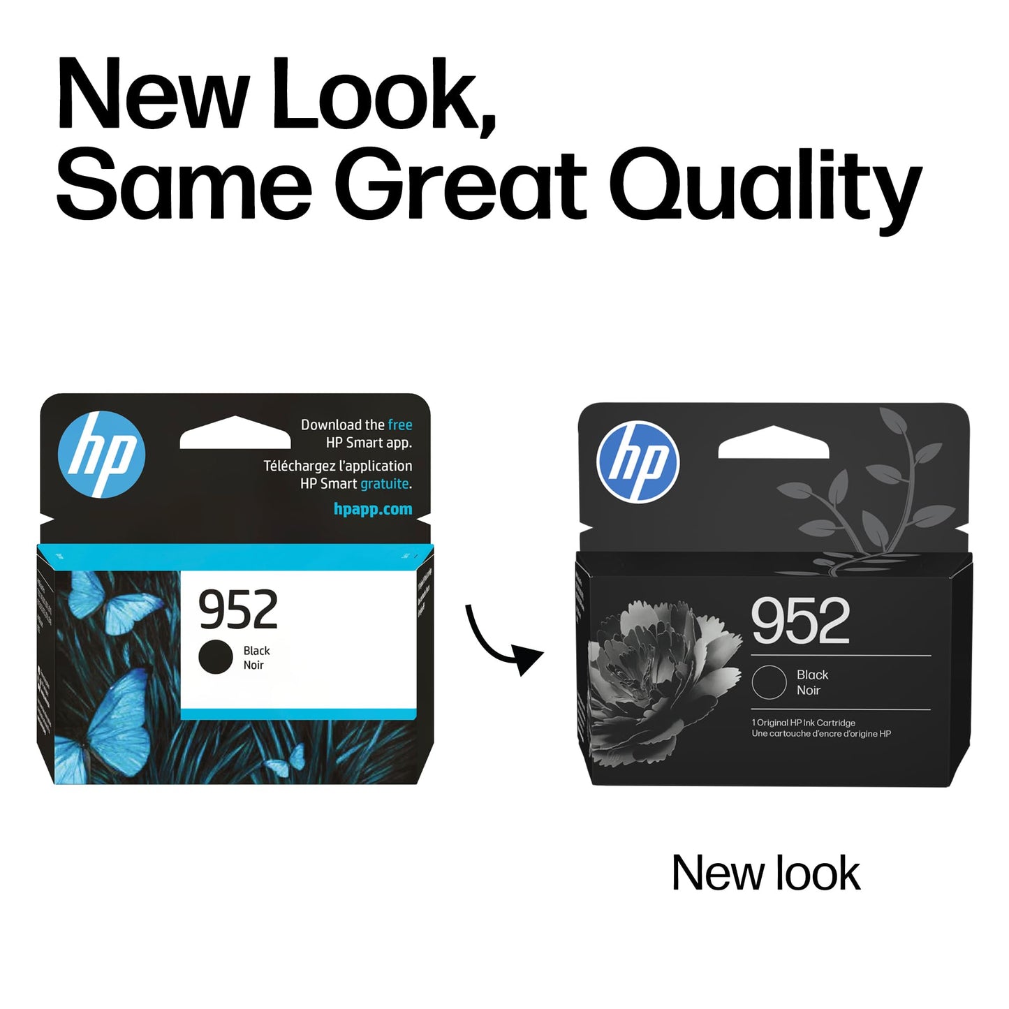 Original HP 952 Black Ink Cartridge | Works with HP OfficeJet 8702, HP OfficeJet Pro 7720, 7740, 8210, 8710, 8720, 8730, 8740 Series | Eligible for Instant Ink | F6U15AN