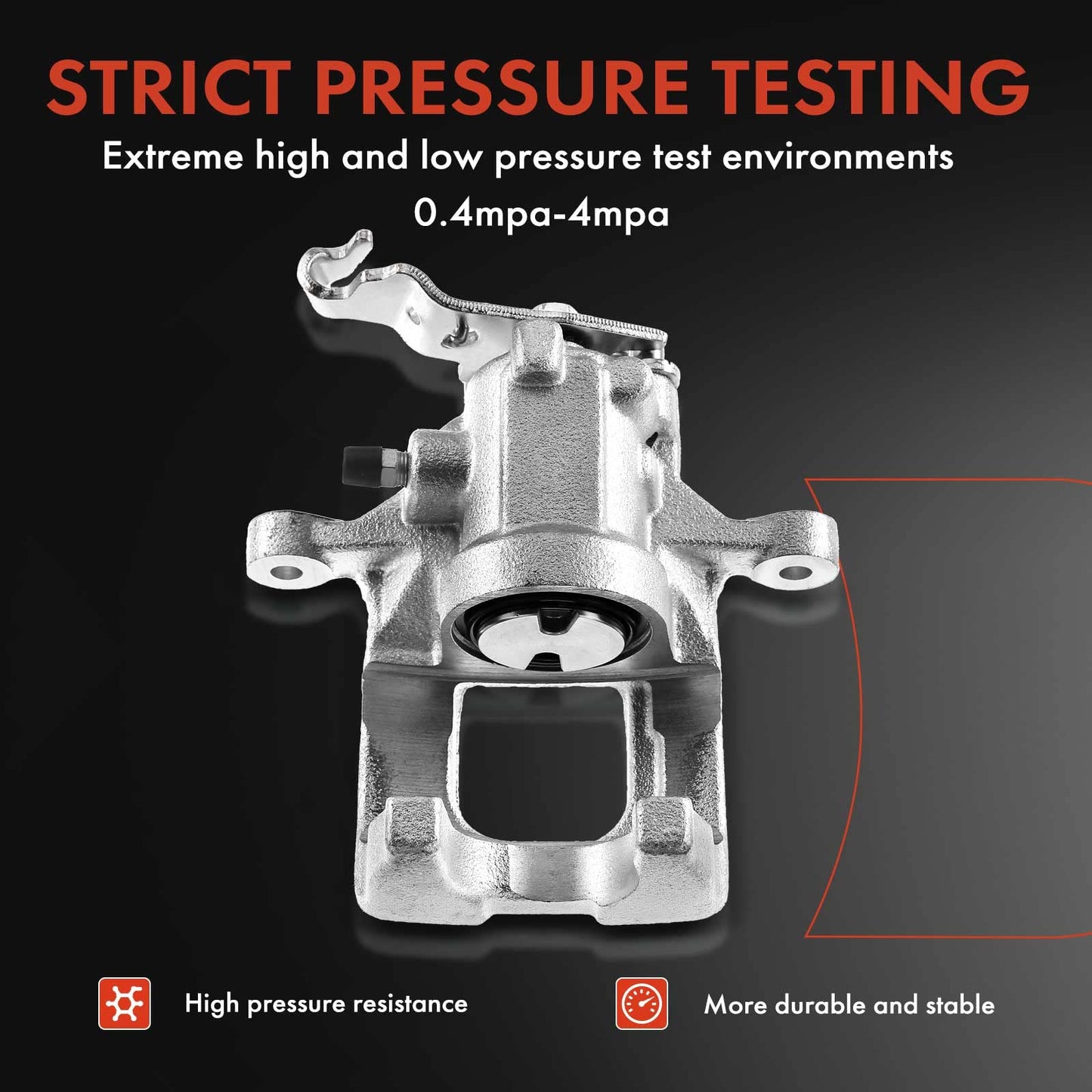 A-Premium Disc Brake Caliper Assembly without Bracket Compatible with Select Volkswagen and Audi Models - A3 2010-201, For Jetta 2012-2018, Golf 2011, Beetle 2013-2019 - Rear Left Driver Side