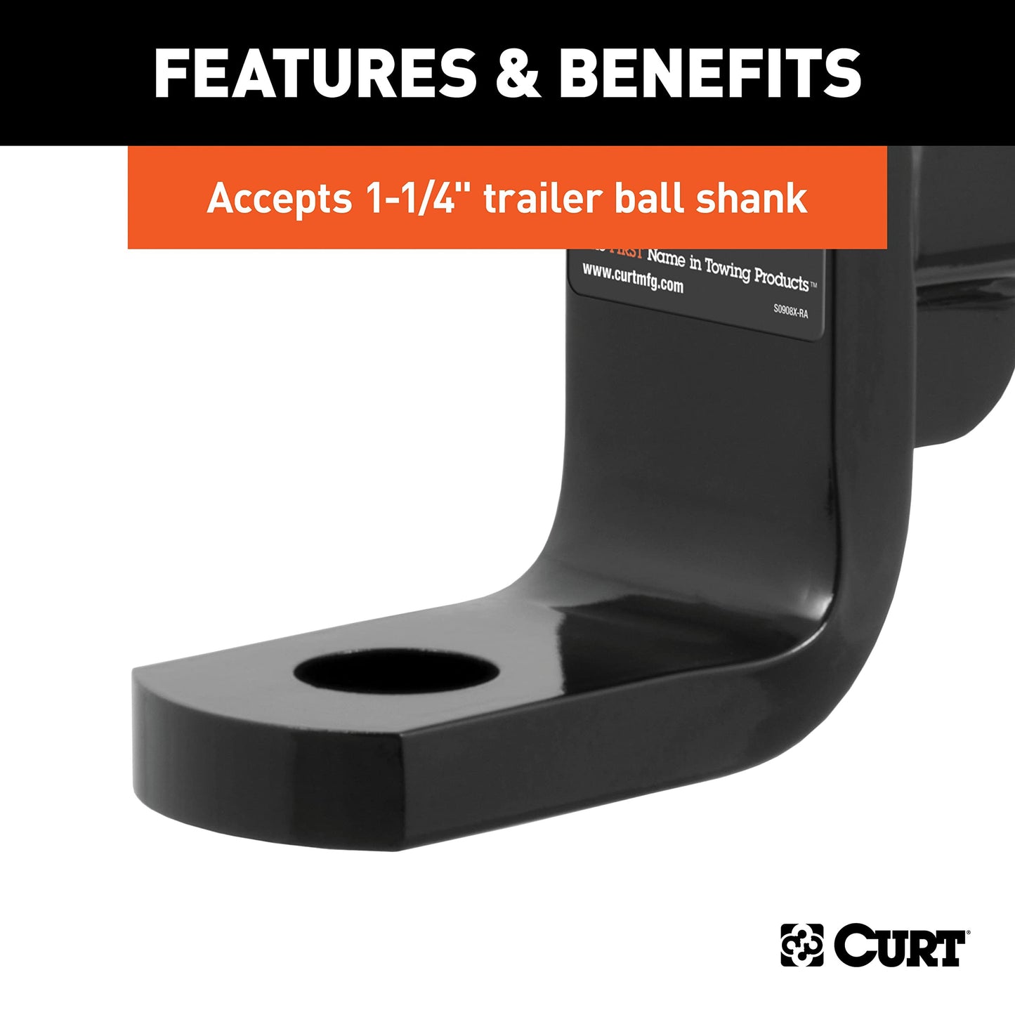 Ball Mount 2" Drop Hollow