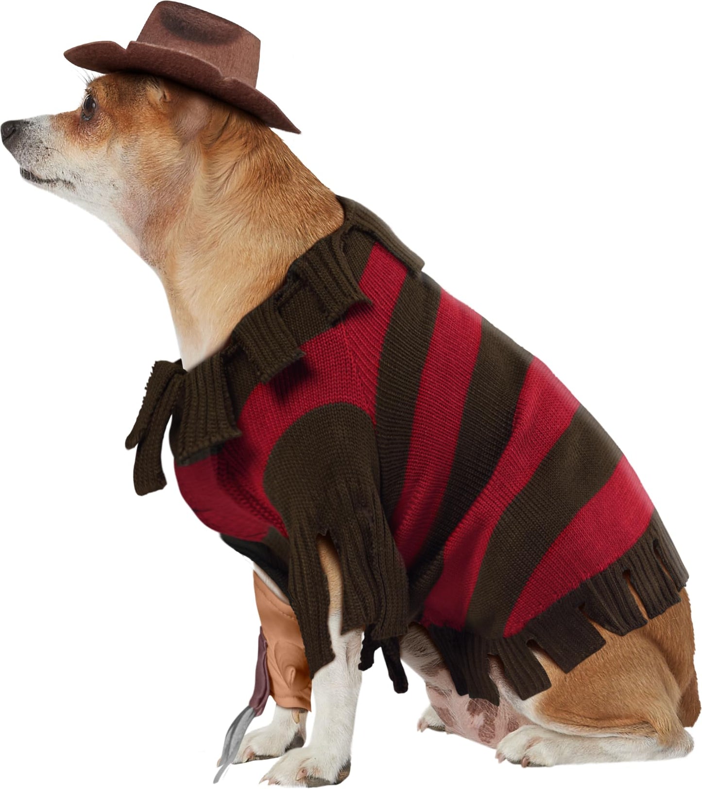 Rubies Costume Co A Nightmare on Elm Street Freddy Krueger Pet Costume, Large