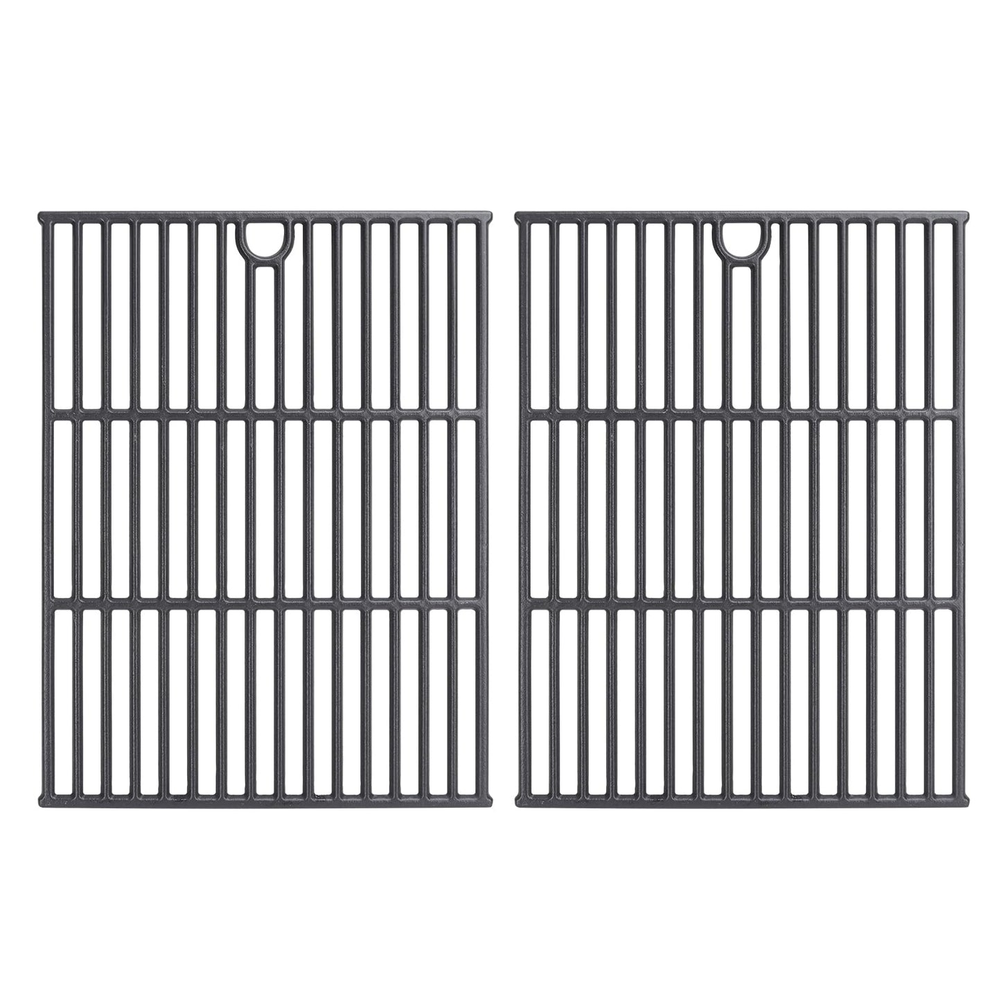 WEBROIL Grill Grates Replacement Part for Nexgrill 4 Burner 720-0830H 720-0670A 720-0783E 5 Burner 720-0888N,17" Cast Iron Cooking Grid for Charbroil 463241113,Kenmore 41516106210 Gas Grill,2 Pack