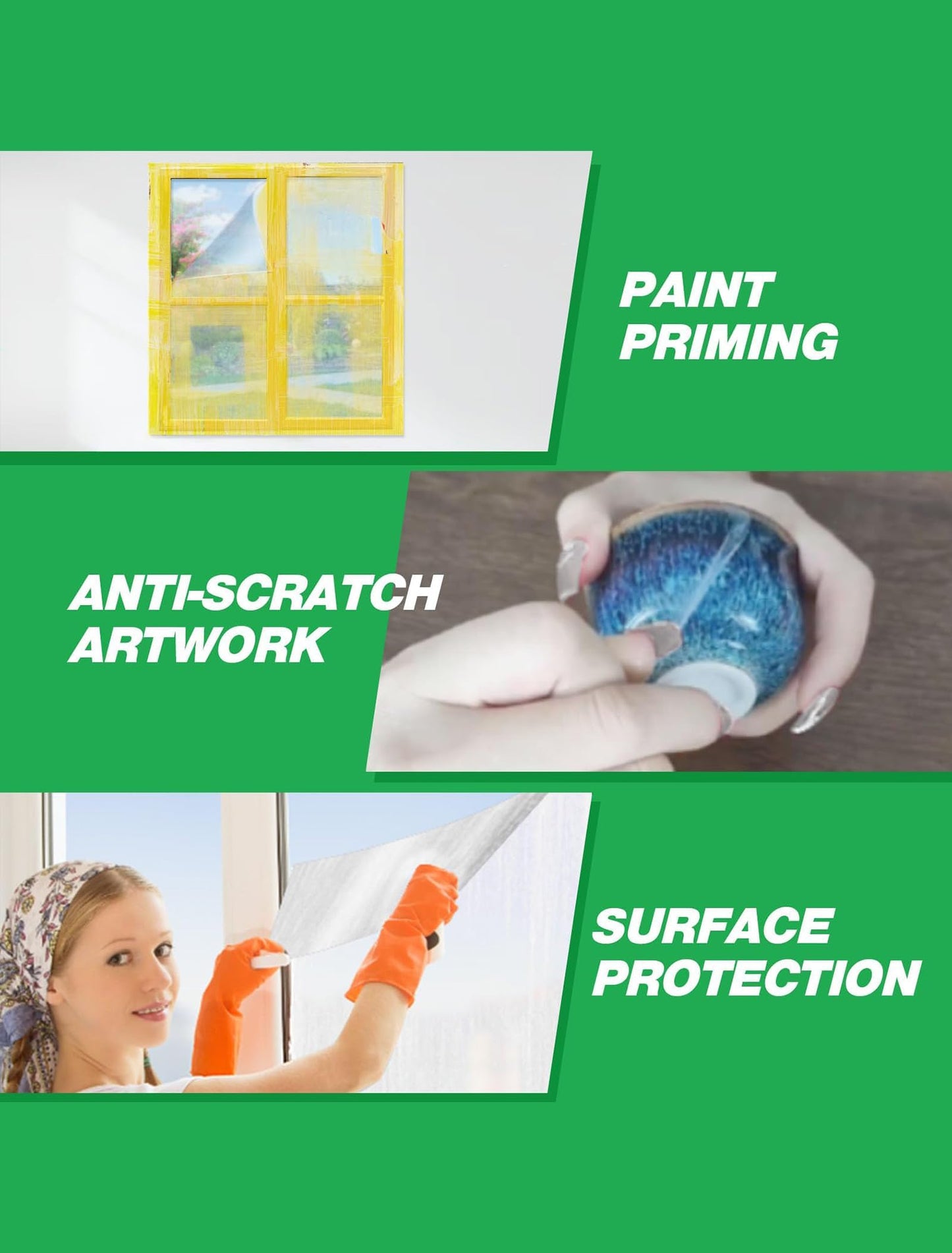 E-SDS Masking Liquid Tape, Transparent Peelable Coating, Used for Priming Window Painting, 1 Quart