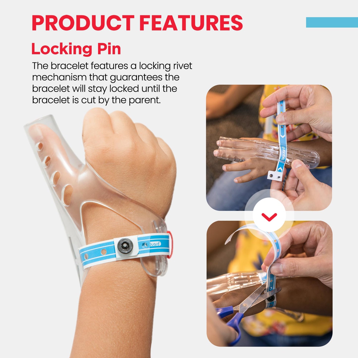 TGuard AeroThumb & AeroFinger Bracelets – Authentic, Non-Rip Wristbands to Secure ThumbGuards and FingerGuards – Finger & Thumb Sucking Deterrent – Supports Thumb & Finger Habit Prevention – 60 Pcs