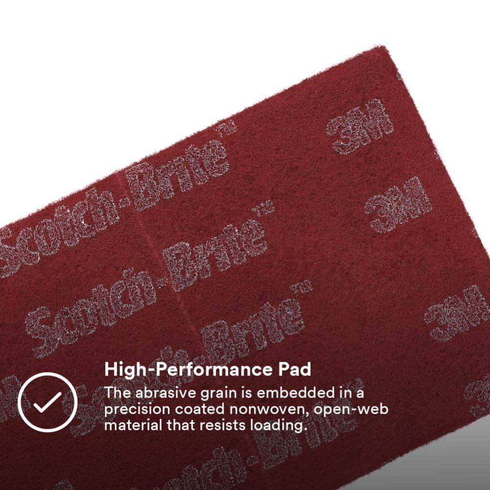 3M Scotch-Brite Hand Pad 7447 PRO - Surface Preparation Pad - Box of 20