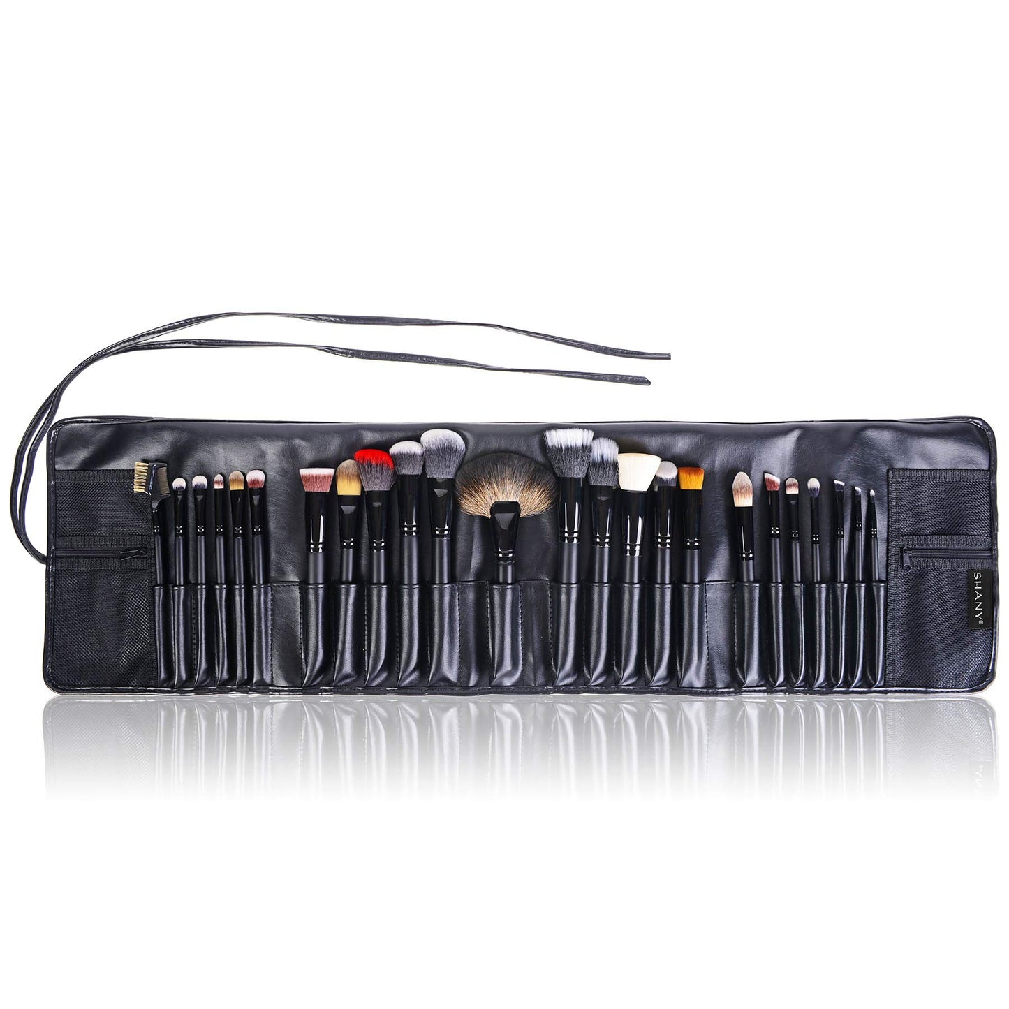 SHANY The Masterpiece Pro Signature Brush Set 24 Pieces Handmade Natural/Synthetic Bristle with Wooden Handle