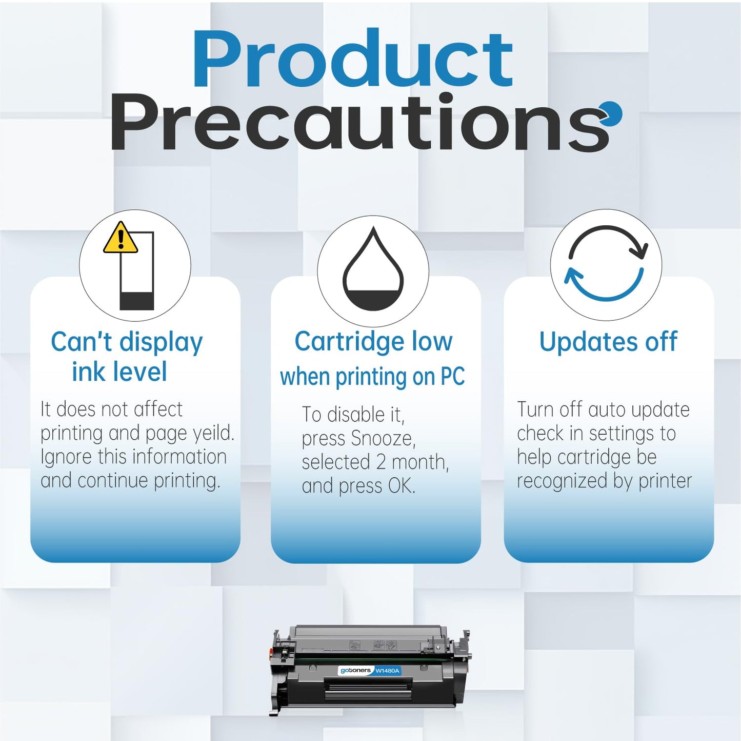 (New CHIP) Gotoners 148A Compatible Toner for HP 148A W1480A 148X W1480X, Work with HP Laserjet Pro 4001dw 4001dn 4001n MFP 4101fdw 4101dw 4101fdn Printer Ink (2 Pack)