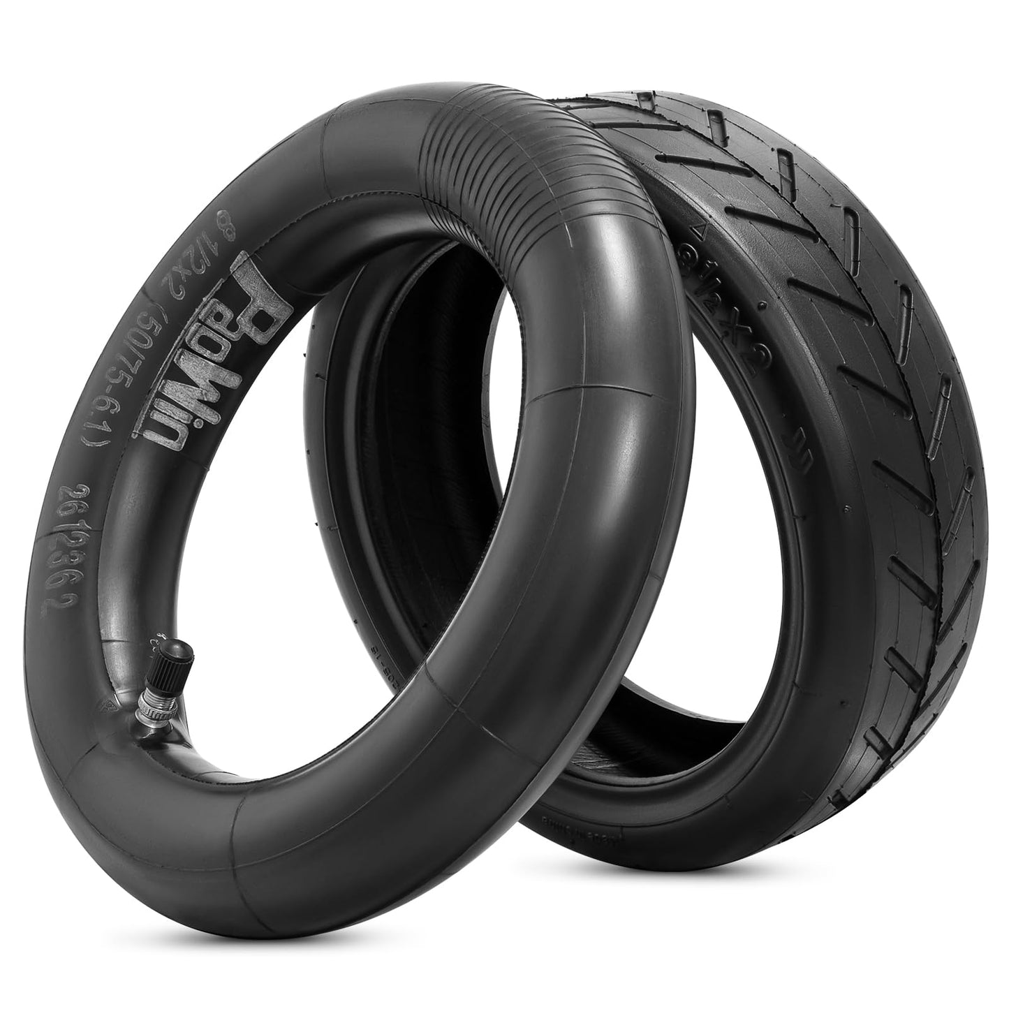 8.5x2.0 Inches Electric Scooter Tires and 50/75-6.1 Heavy Duty Inner Tubes TR4A Straight Valve Compatible with 8 1/2X2 8.5 x 2.0 Gotrax Gxl V2/Xiaomi M365 Electric Scooter Tire and Inner Tubes