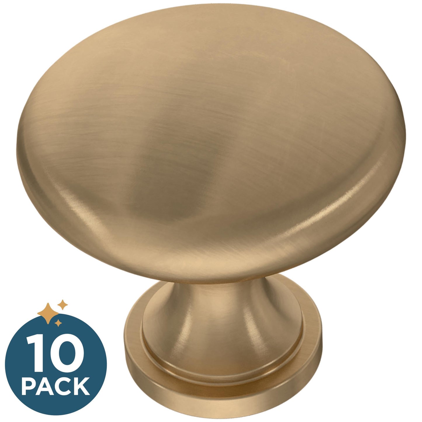 Franklin Brass P42354Z-CZ-B Garrett Cabinet Knob, 10-Pack, Champagne Bronze, 10 Count