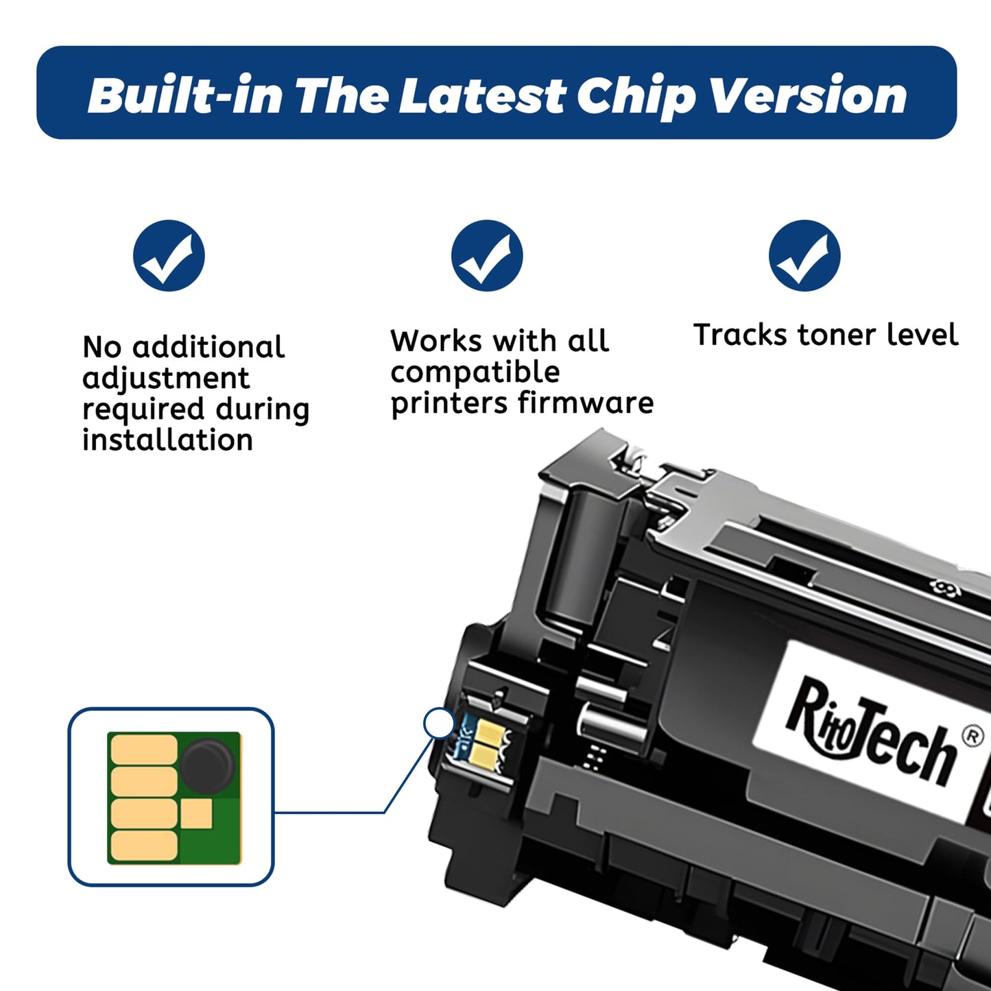 067 Black Toner Cartridge,with Chip Replacement for Canon 067 067H CRG-067 for imageCLASS MF653Cdw MF654Cdw MF656Cdw LBP633Cdw LBP632Cdw MF652Cw MF652Cdw Printer