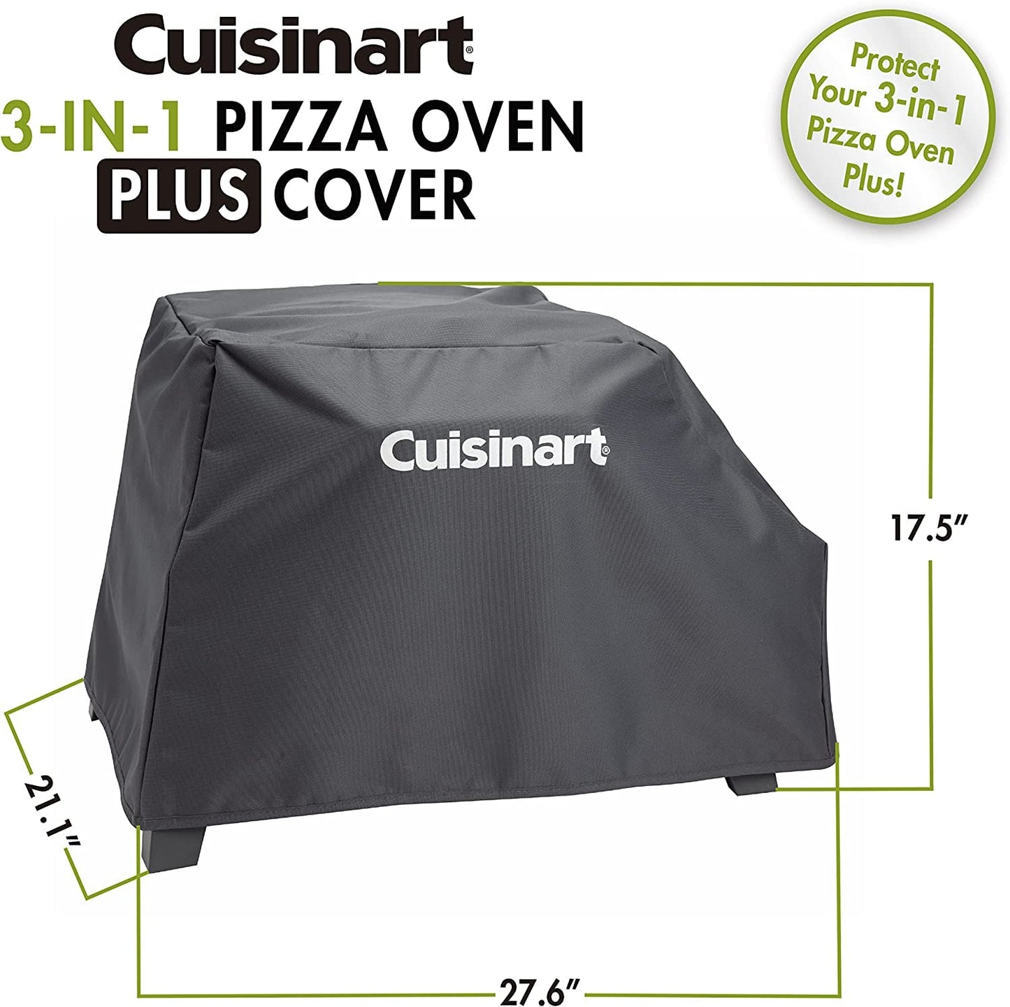 Cuisinart CGC-103 3-in-1 Pizza Oven Grill Cover, (Cover fits CGG-403)