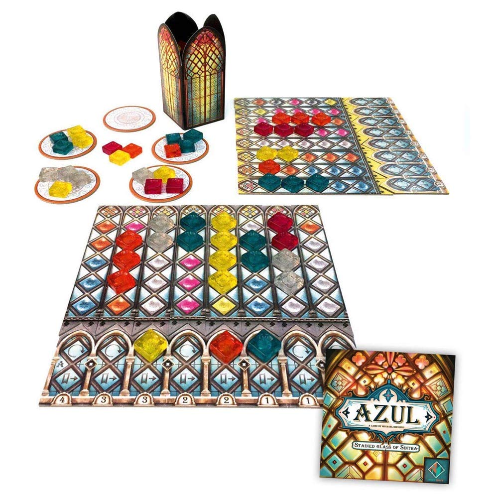 Azul: Sintra Board Game - 2-4 Players - Fun Family Board Game - 30-45 Minutes of Gameplay - Games for Family Game Night - For Kids and Adults Ages 8+ - Bilingual - Made By Next Move Games
