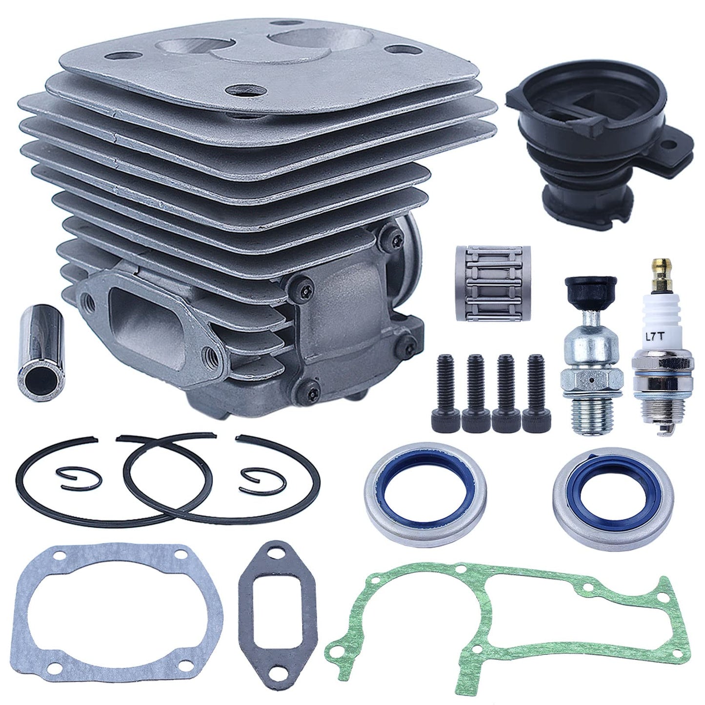 Adefol 50mm Cylinder Piston Gasket Kit for 365 372XP X-Torq Husqvarna Chainsaw Replacement 575 25 57-02