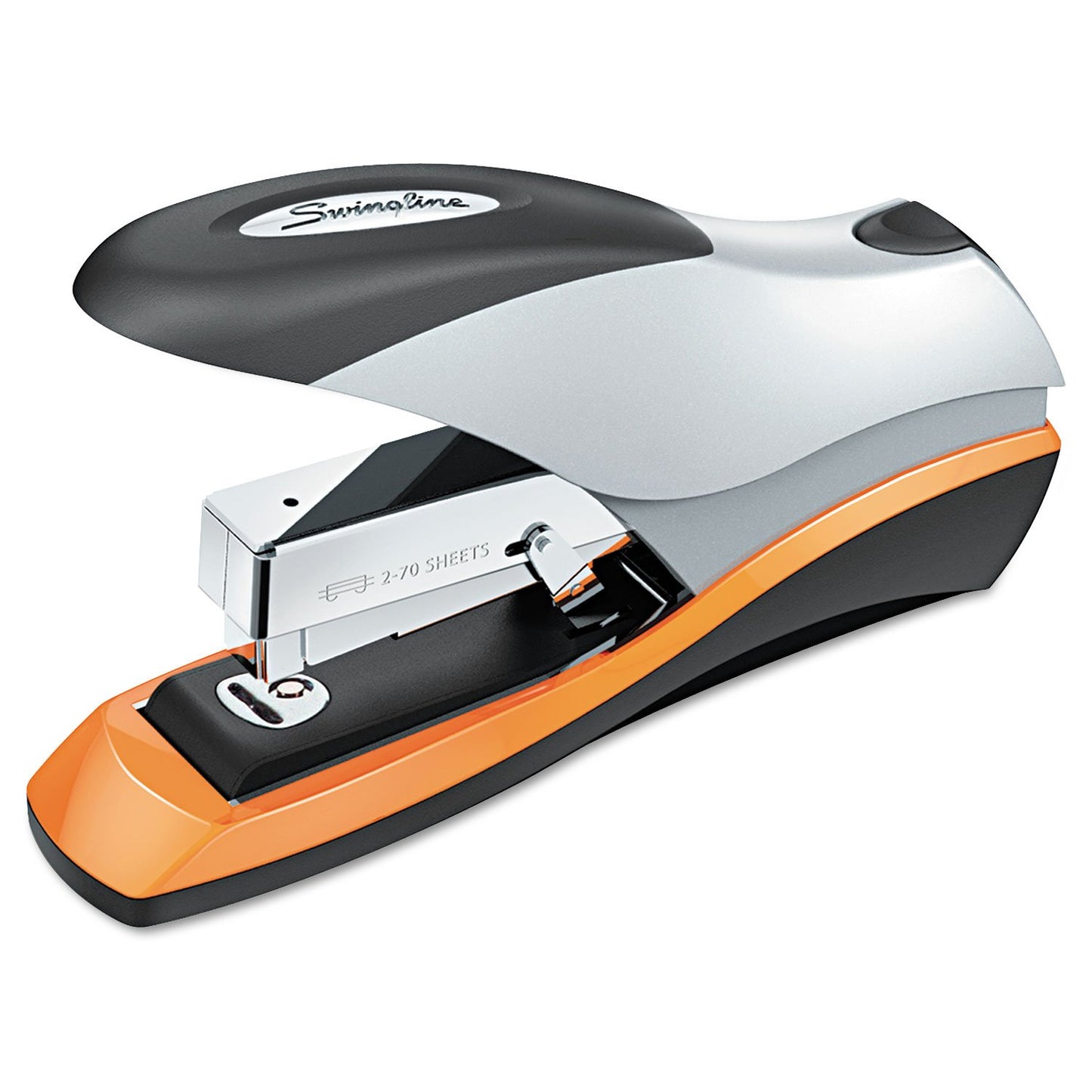 Swingline Optima 70 Desk Stapler, Reduced Effort, 70 Sheets, Silver (S7087875)