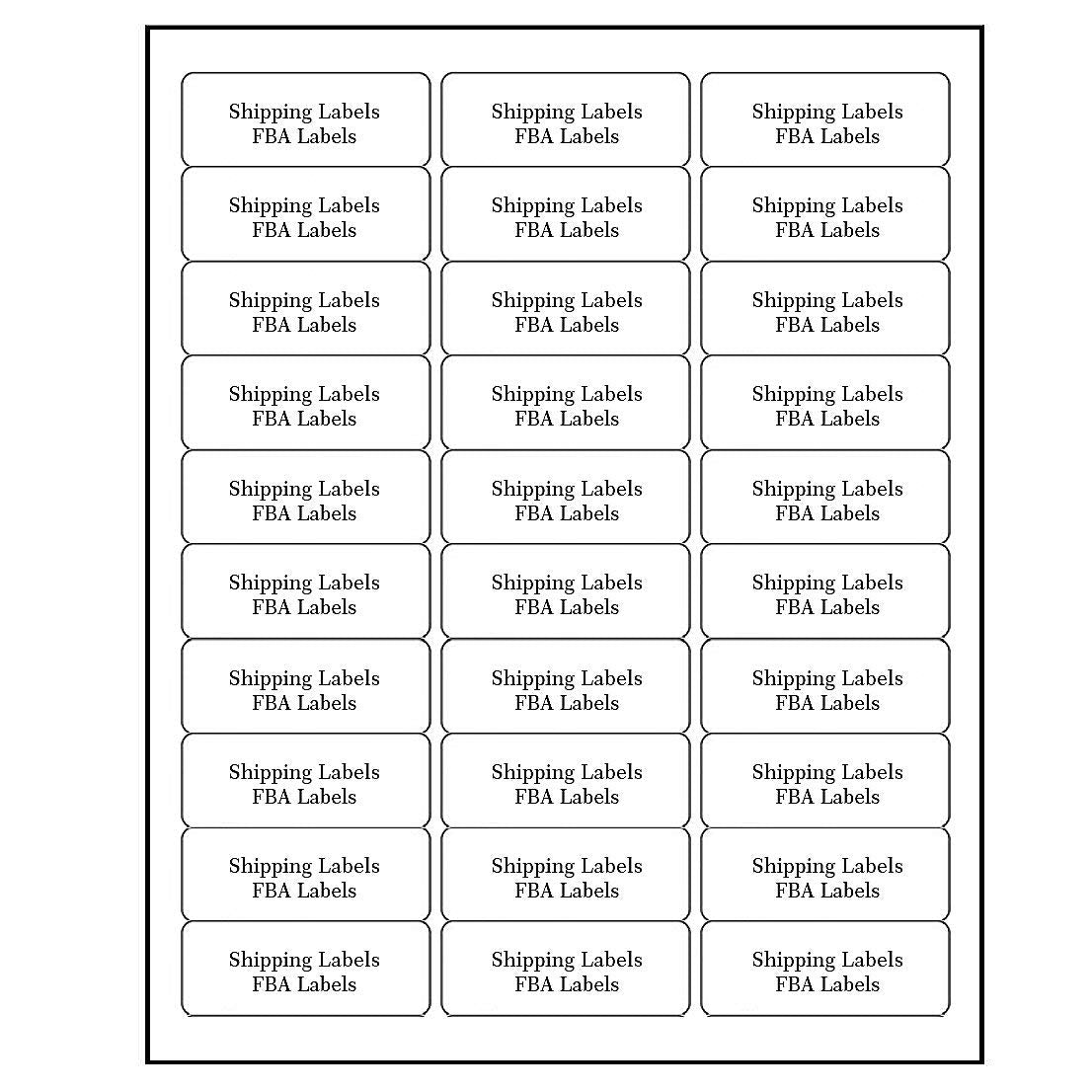 Address Labels for Inkjet Printers 1" x 2-5/8", Pack of 15000 Labels