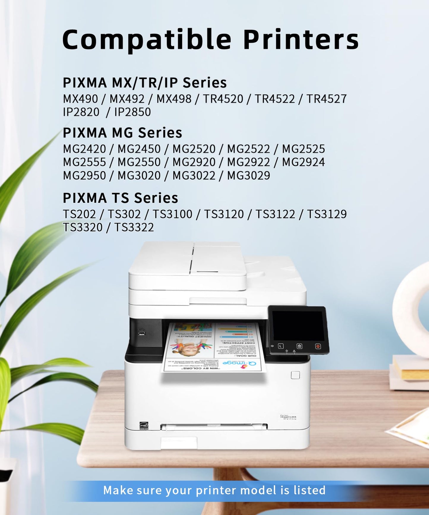 243 and 244 Ink Cartridges Replacement for Canon 243 and 244 Combo Pack PG-243XL CL-244XL 243XL 244XL Work with Canon Pixma MG2520 MX490 MX492 TR4520 TR4522 TS202 TS3122 TS3322 (1 Black, 1 Tri-Color)