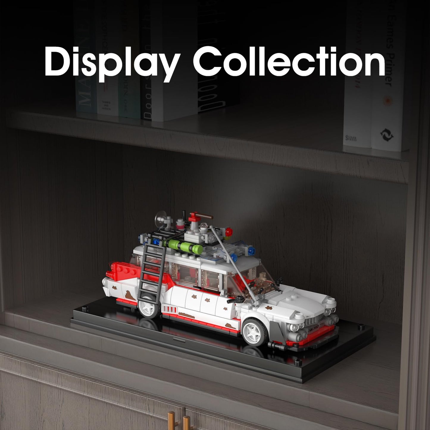 Mould King Ghost Buster ECO-1 Building Blocks for Boys Age 8-12&Ghost Car Movie Fans, Creative Classic Cars 10021 Cool Vehicles Model Toys Birthday Gifts for Adults and Kids,636PCS
