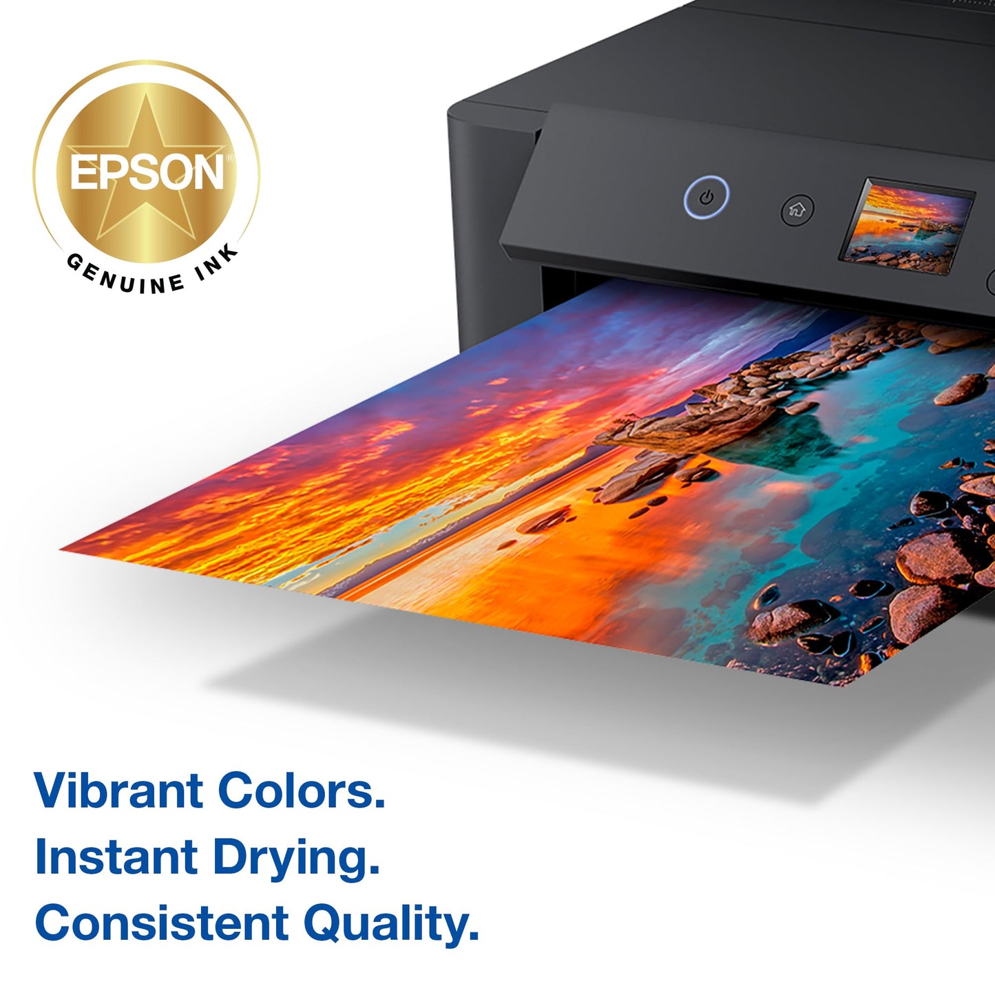 EPSON 312 Claria Photo HD Ink High Capacity Cyan Cartridge (T312XL220-S) Works with Expression XP-850, 8600, 8700, 15000