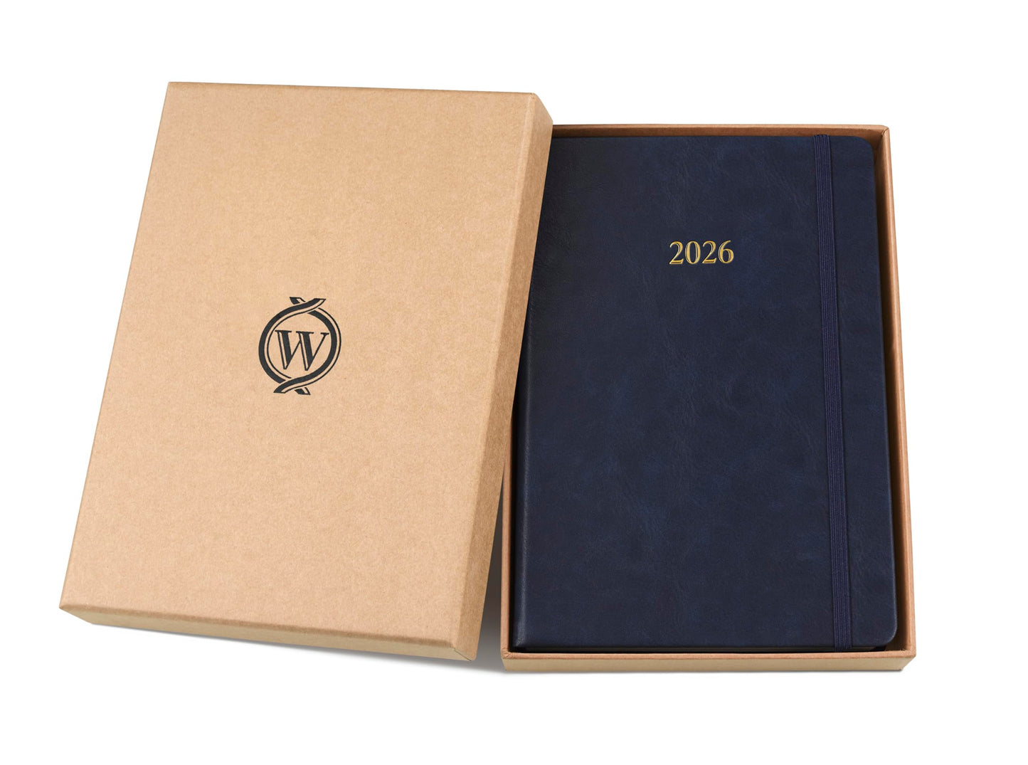 Wykeham's Executive 2026 Daily Journal Planner – Canadian Public Holidays & Format – Customisation Available (Royal Blue, 8.5"×5.5")