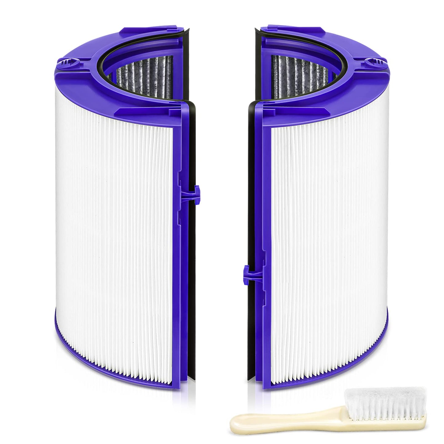 360° Combi Glass 2-IN-1 HEPA+Carbon Replacement Filter Compatible with Dyson TP06 HP06 PH02 PH01 PH03 PH04 HP09 TP09 HP07 TP07 TP10 HP10 Air Purifier Pure Cool Hot Humidify Fan