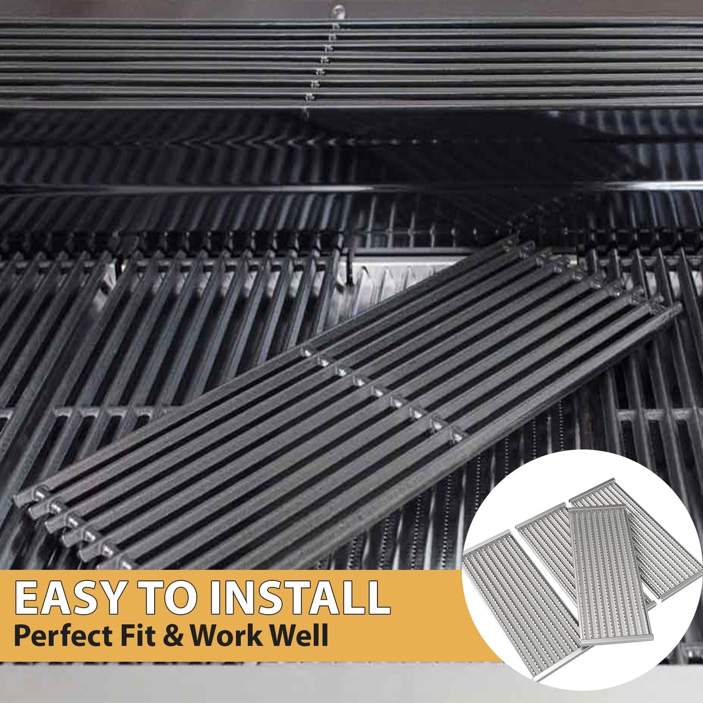 463247310 Emitter Plates for Charbroil TRU-Infrared 4-Burner 463241414, 463241413, 463224912, 463247311, 463231711, 463247512, 463271314, 463248208 Grill Replacement Parts, Kenmore 463268107 Gas Grill