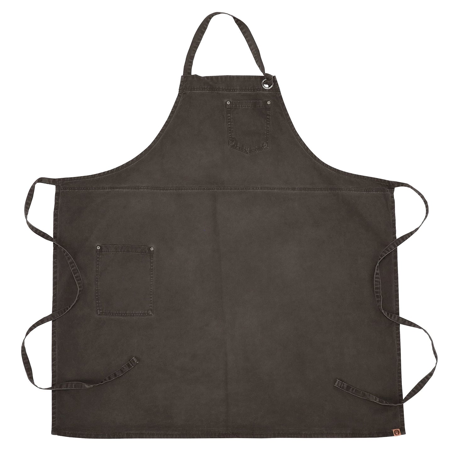 Chef Works Unisex Dorset Bib kitchen aprons, Pewter, One Size US