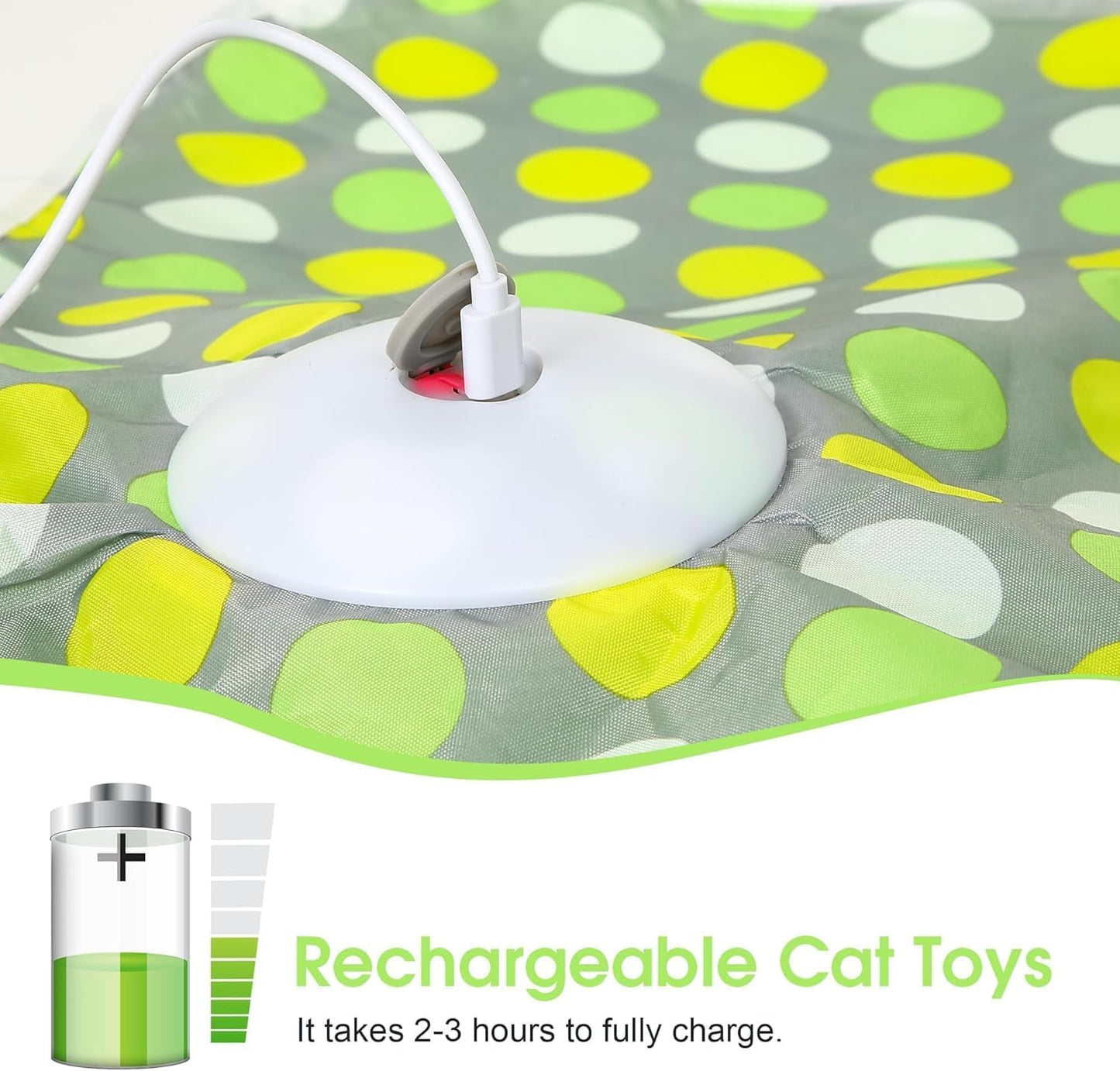 FUGODIWI Cat Toys for Indoor Cats, Interactive Cat Toys for Kitten, Chirping & Motion Activate Automatic cat Toys, Cat Hunting Game Hide and Seek for Bored Adult Cats