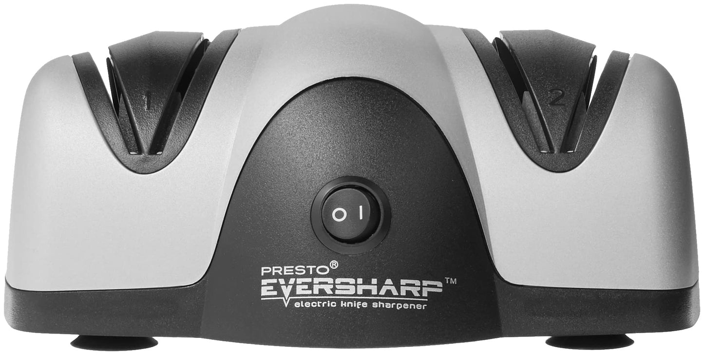Presto 08800 EverSharp Electric Knife Sharpener, 2 Stage, Black