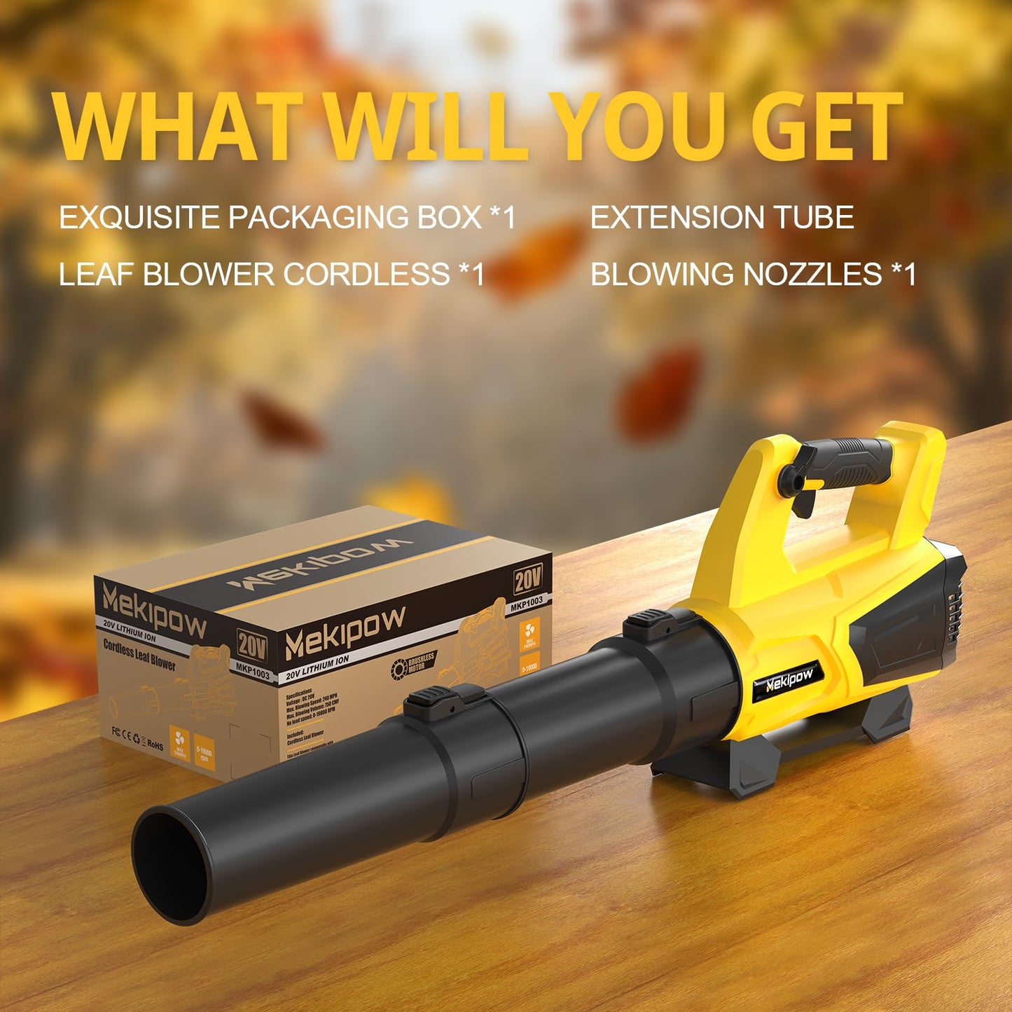 Cordless Leaf Blower Fit for Dewalt 20V, 650 CFM Electric Leaf Blower, with Brushless Motor Built-in Protection Device, Variable Speed, Turbo Mode, for Driveway Lawn Care, Yard, Snow(Tool ONLY)