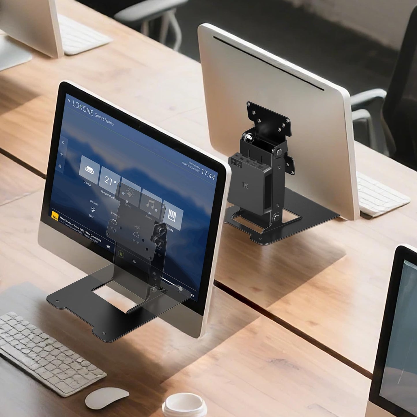 Wearson All in One LCD Touch Monitor and PC Stand - Heavy Duty Metal with VESA Hole 75x75mm & 100x100mm