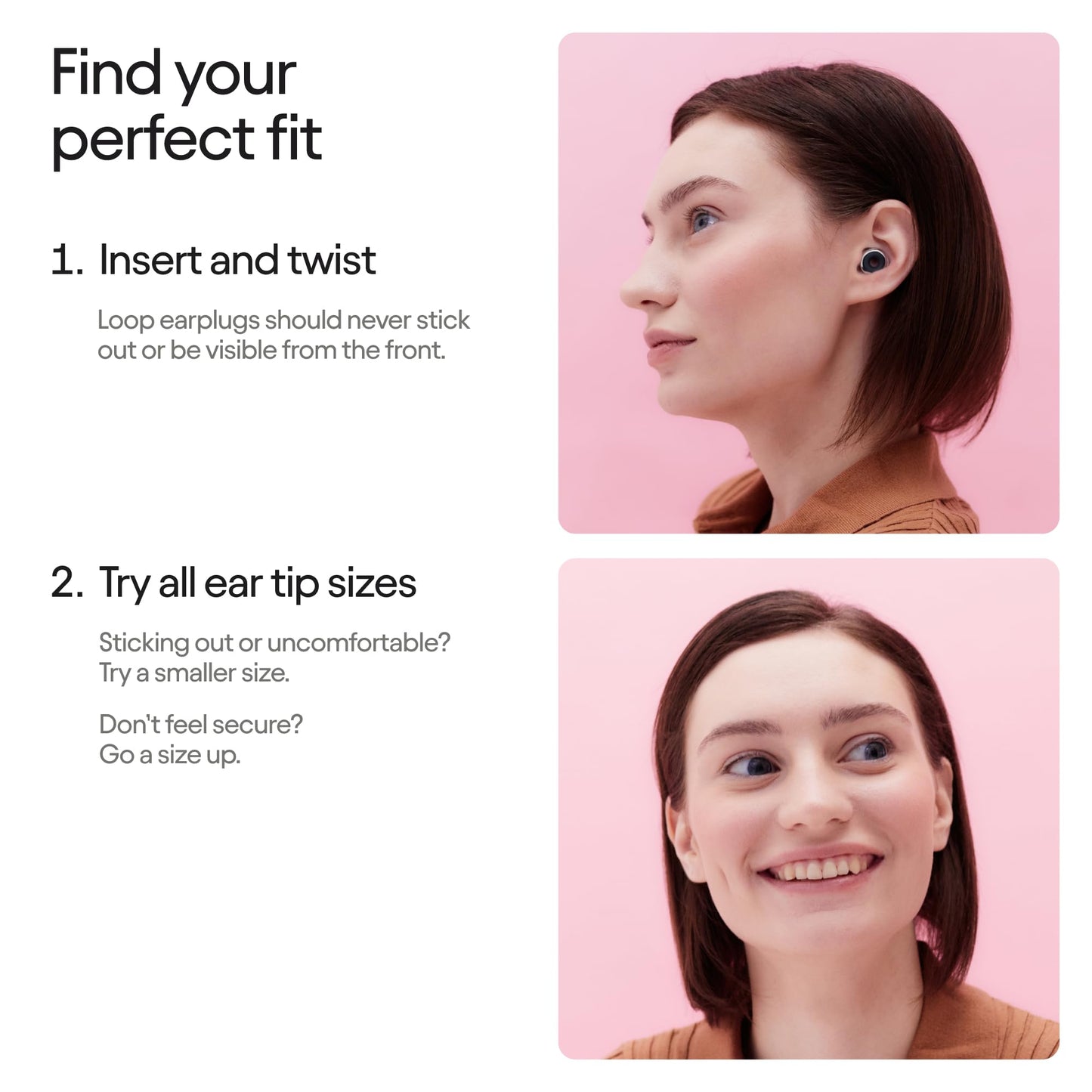 Loop Experience 2 Plus Ear Plugs – Hearing Protection for Concerts, Festivals, Live Events & Nightlife – 17dB Noise Reduction