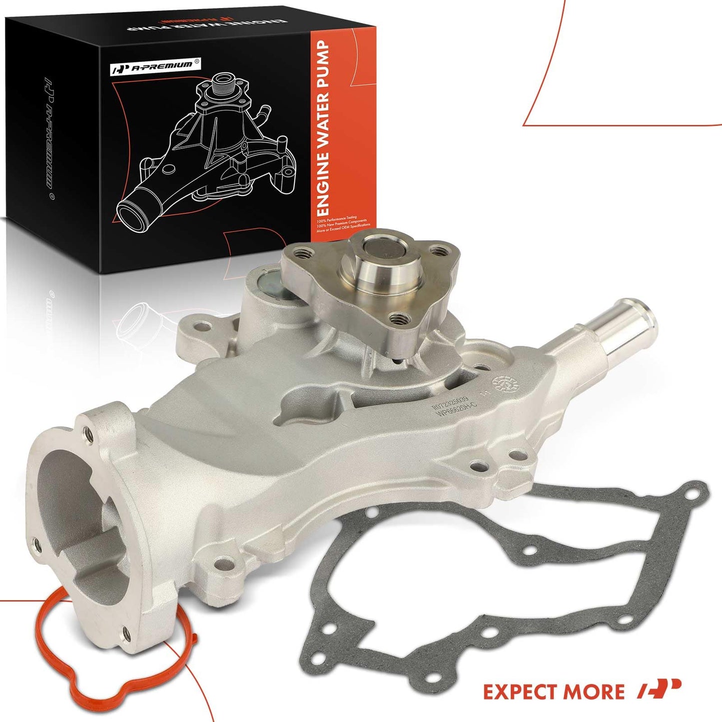 A-Premium Engine Water Pump [4Cyl 1.4L, DOHC] w/Gasket and Seal Compatible with Chevrolet, Buick Cars - Encore 2013-2020, Sonic 2012-2020, Trax 2013-2020, Cruze 2011-2015, Cruze Limited 2016