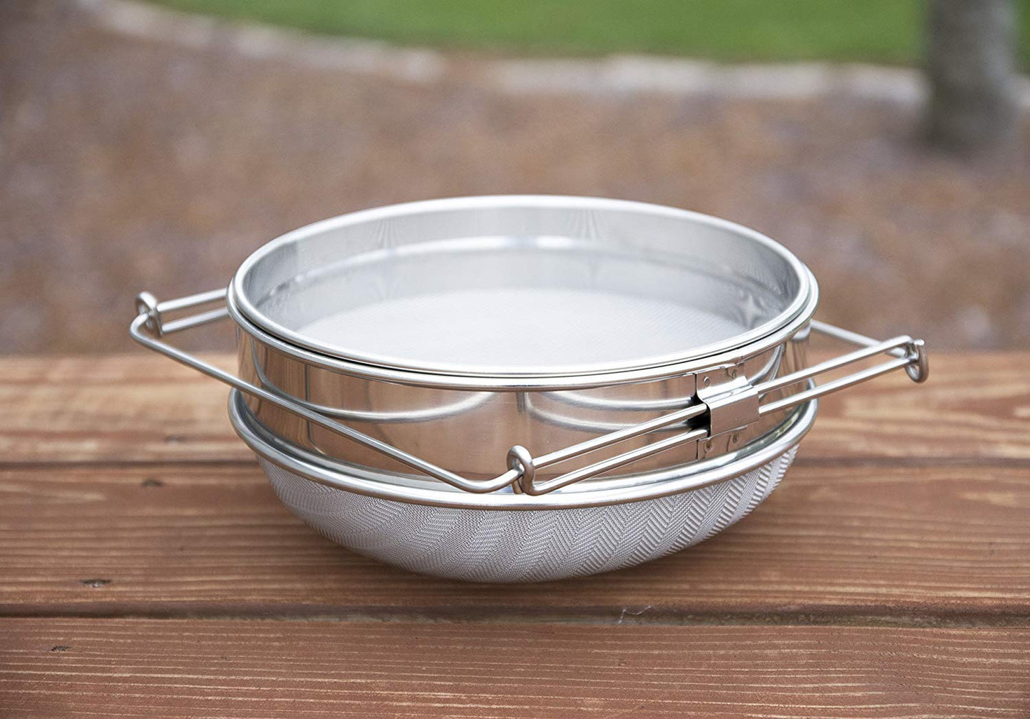 VIVO Honey Strainer Double Sieve Stainless Steel Beekeeping Equipment Filter