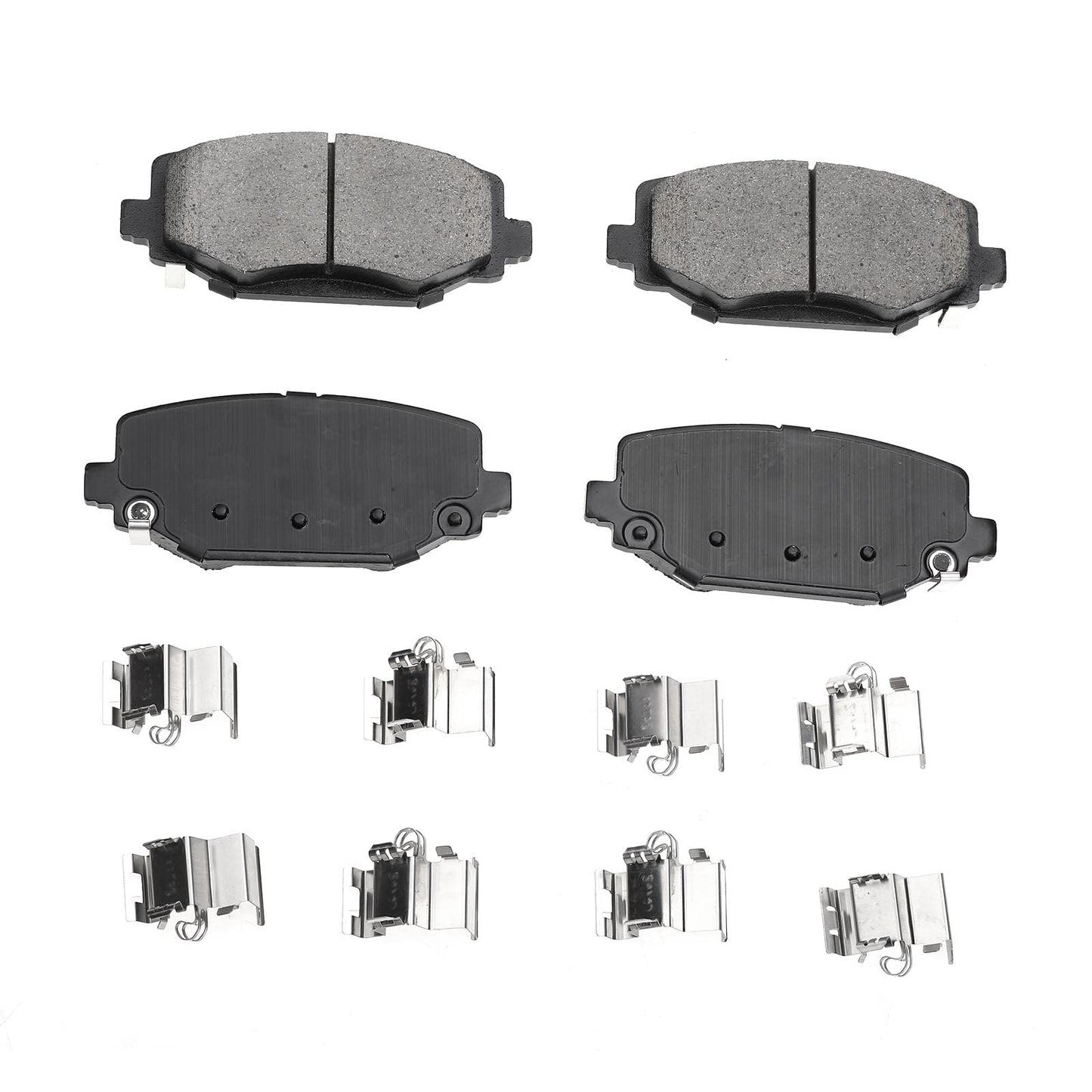 A-Premium Rear Ceramic Disc Brake Pads Set Compatible with Select Chrysler, Dodge, Ram and Volkswagen Models - Town & Country 2012-2016, Grand Caravan, Journey 2012-2020, C/V 2012-2015, Routan