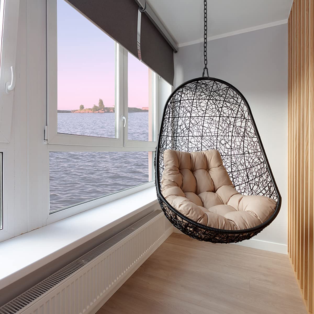 Hammock Hanging Kit with Swing Chain, 1100lbs Capacity Hanging Hooks Heavy Duty 360° Swivel for Yoga,Tree, Chair, Indoor & Outdoor Gym（Includes a 39.37" Chain）