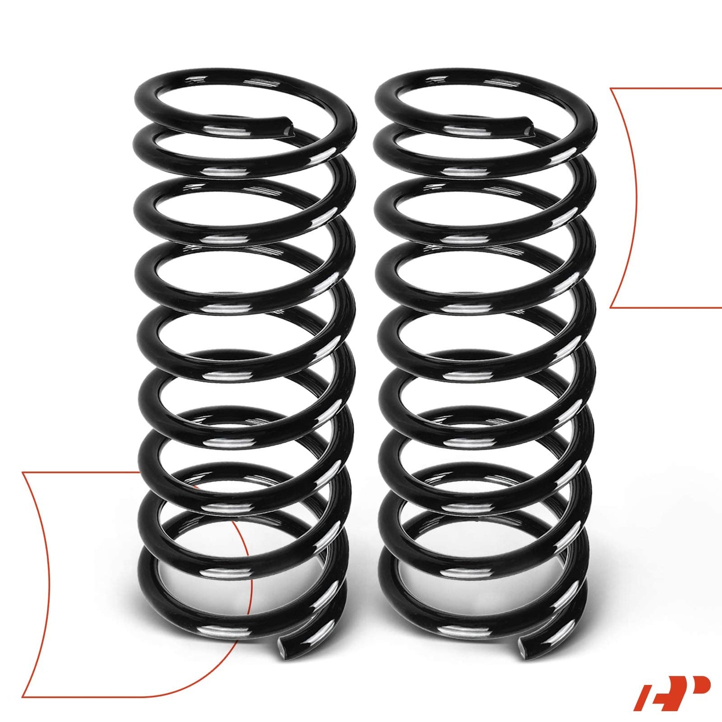 A-Premium 2Pcs Rear Suspension Coil Spring Set Compatible with Ford Focus 2005-2011 & Mazda 3 2004-2013, 3 Sport 2009-2013, Driver and Passenger Side, Replace# 3S415560AA