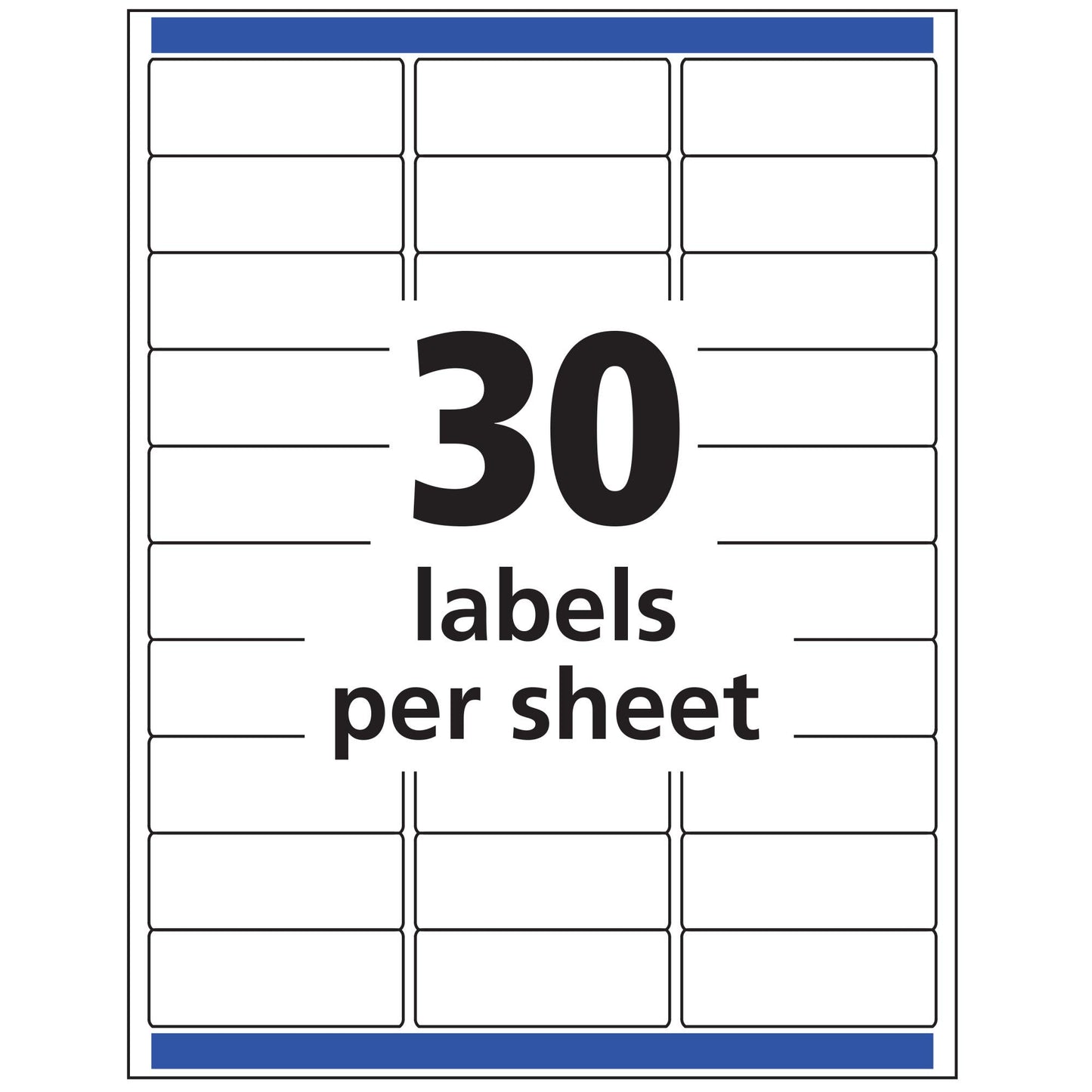 Matte Clear Easy Peel Address Labels with Sure Feed
